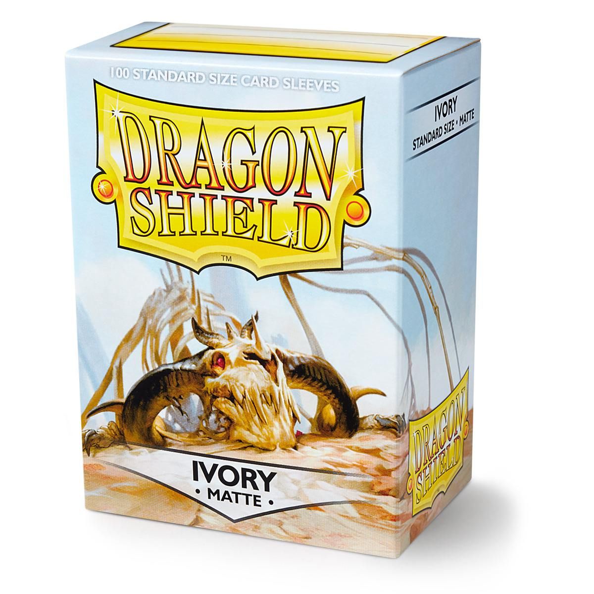 Dragon Shield Standard 100ct Sleeves - Ivory (Matte) - Arcane Tinmen - 4