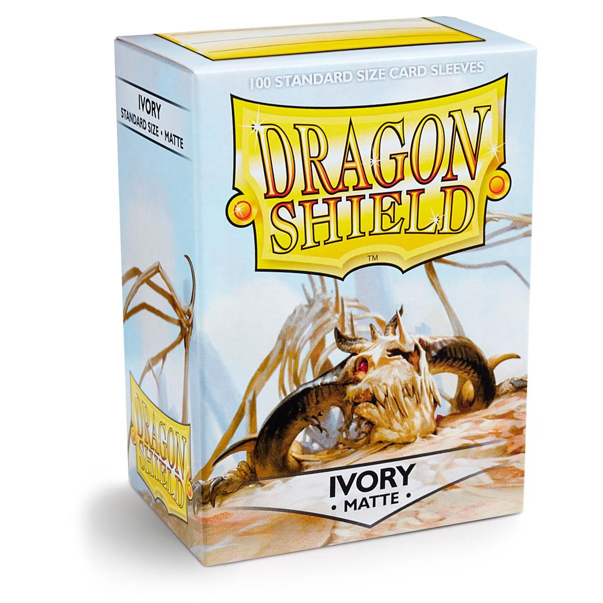Dragon Shield Standard 100ct Sleeves - Ivory (Matte) - Arcane Tinmen - 3