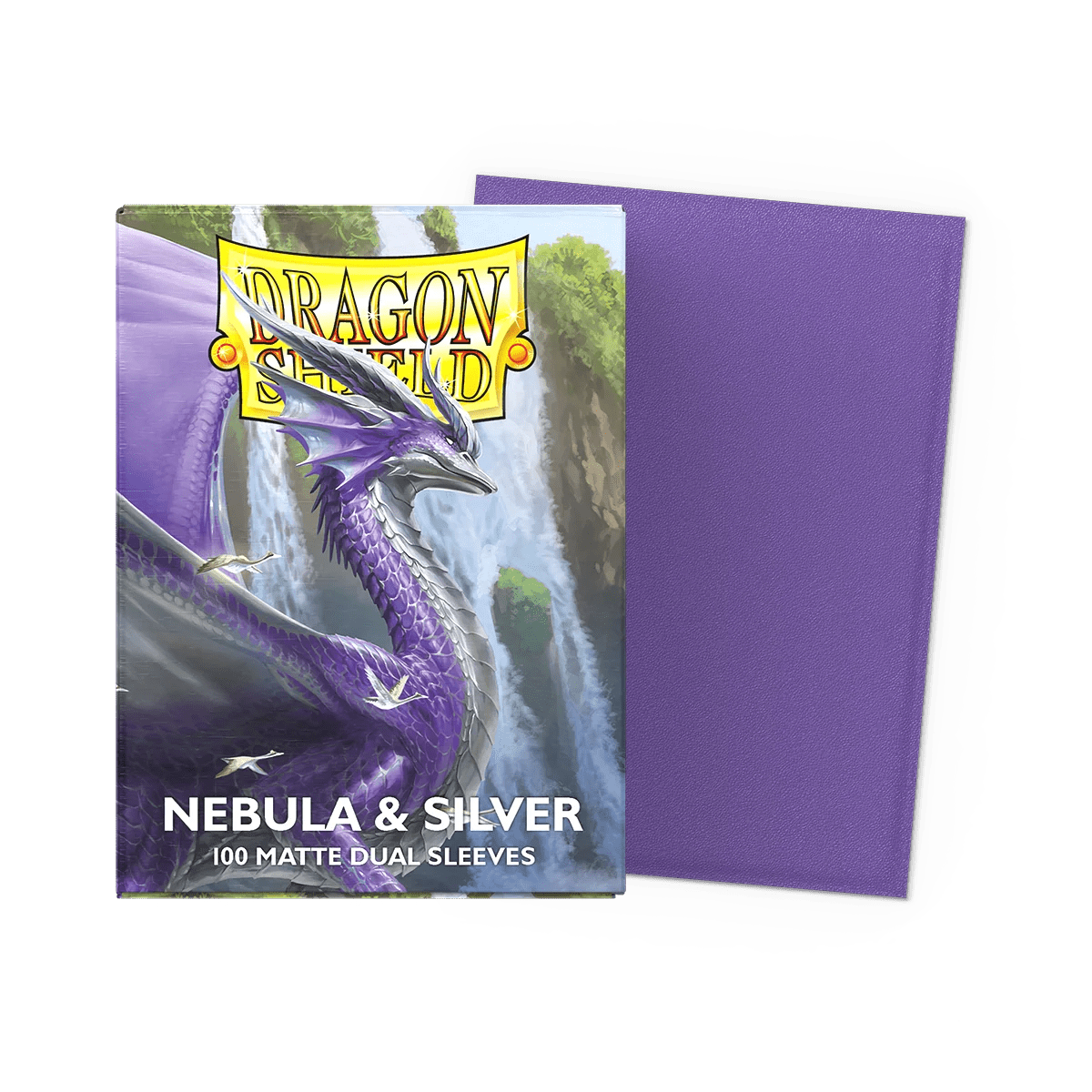 Dragon Shield Standard 100ct Sleeves, Nebula and Silver Matte Dual - Arcane Tinmen - 1