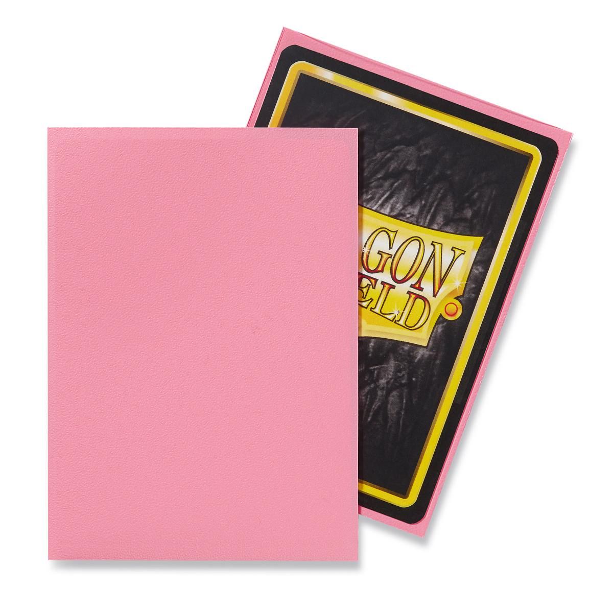 Dragon Shield: Standard 100ct Sleeves - Pink (Matte) - Arcane Tinmen - 3
