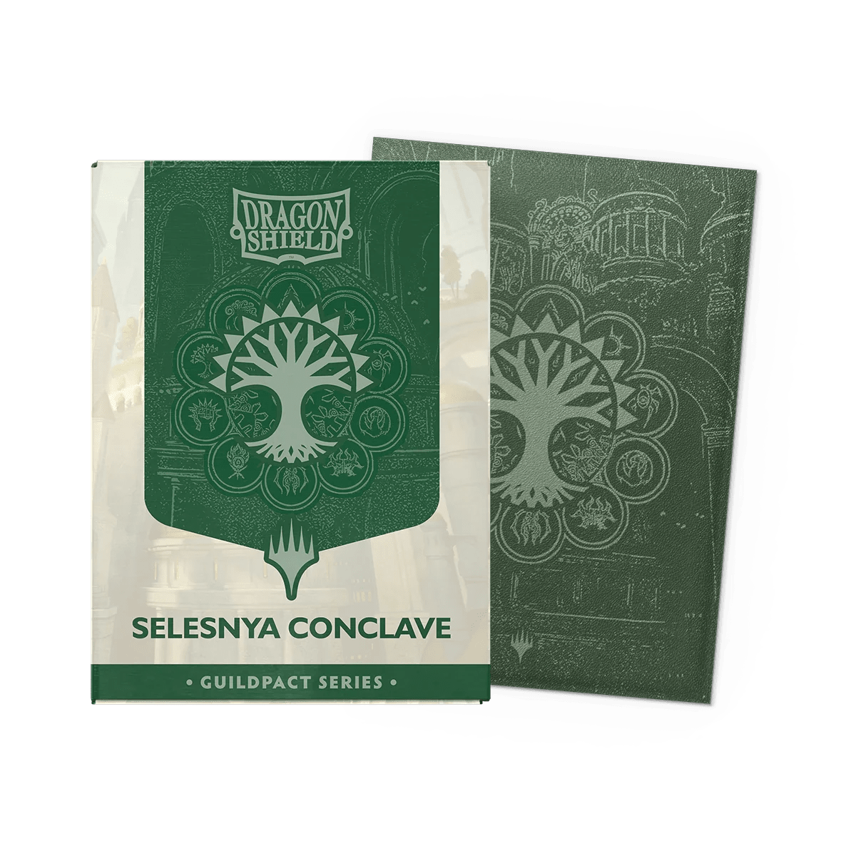 Dragon Shield Standard 100ct Sleeves, Selesnya Conclave Dual Matte - Arcane Tinmen - 1