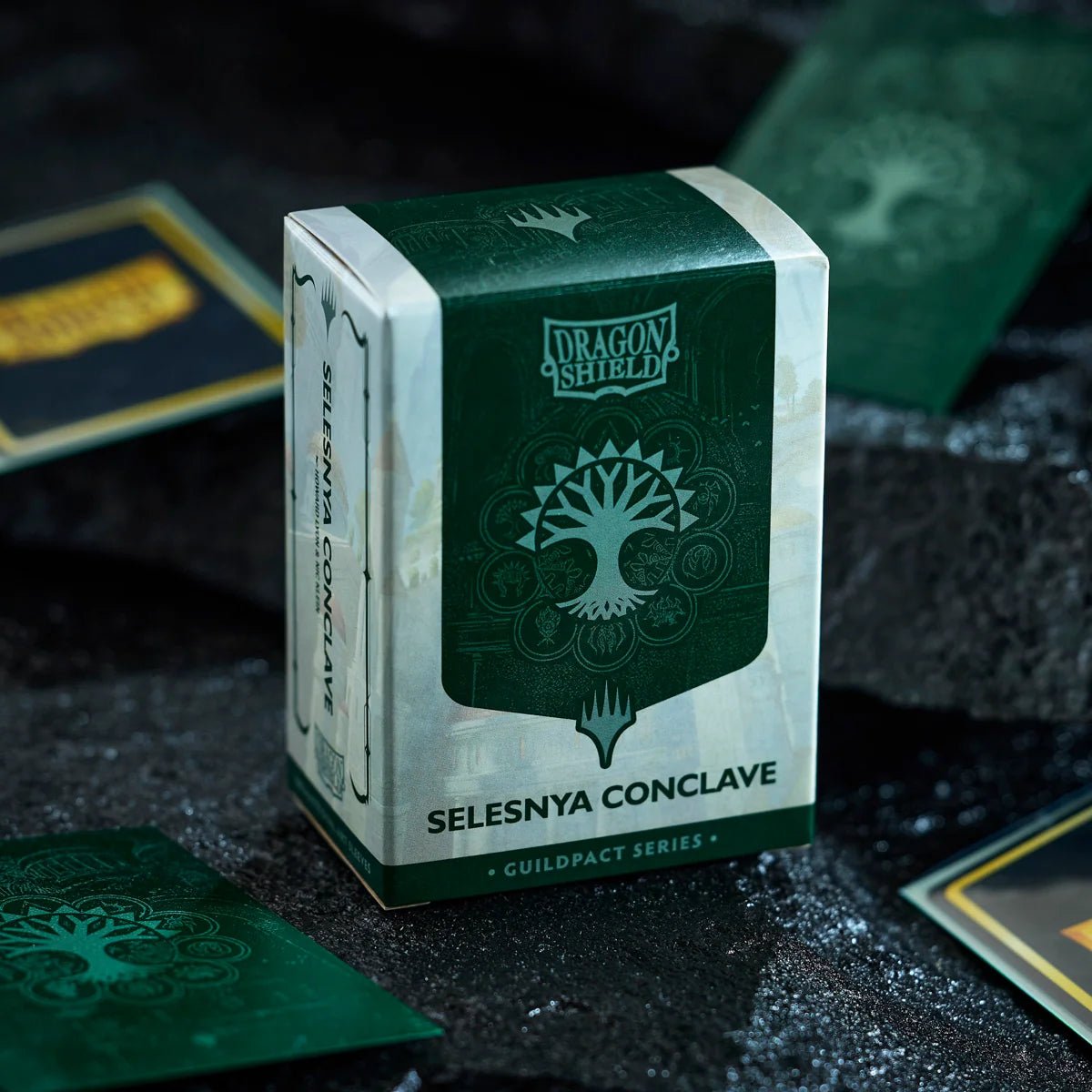 Dragon Shield Standard 100ct Sleeves, Selesnya Conclave Dual Matte - Arcane Tinmen - 3