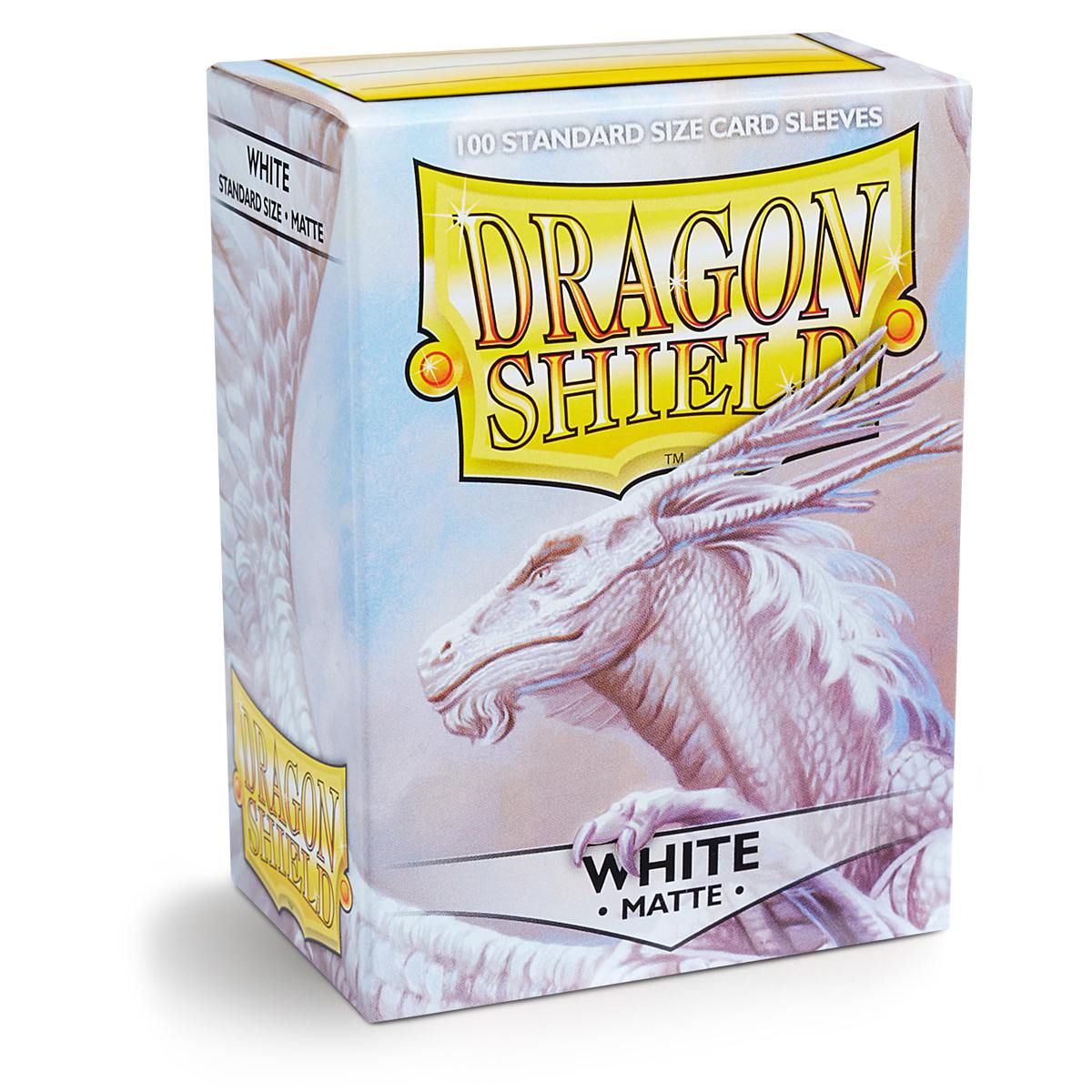 Dragon Shield Standard 100ct Sleeves - White (Matte) - Arcane Tinmen - 3