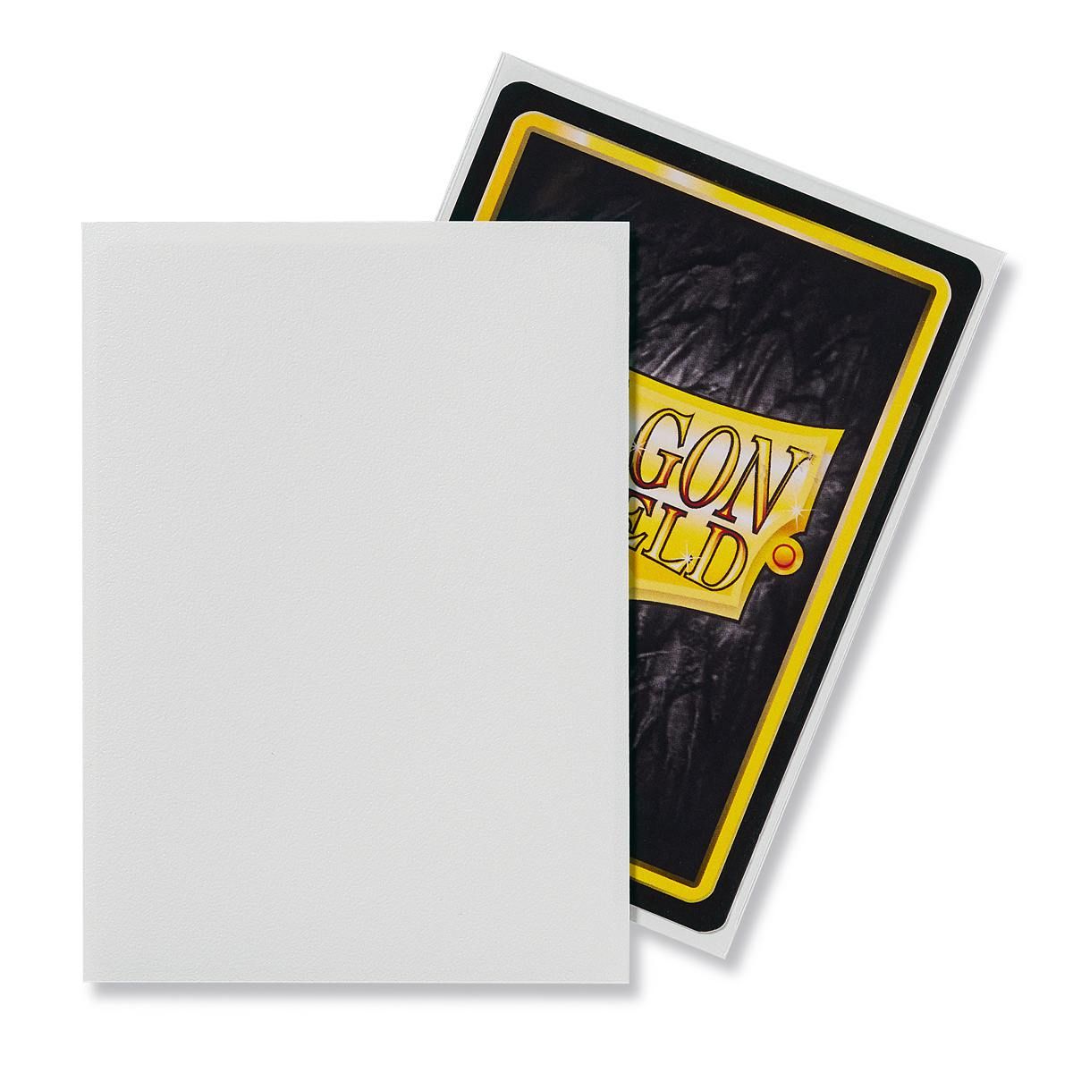 Dragon Shield Standard 100ct Sleeves - White (Matte) - Arcane Tinmen - 2