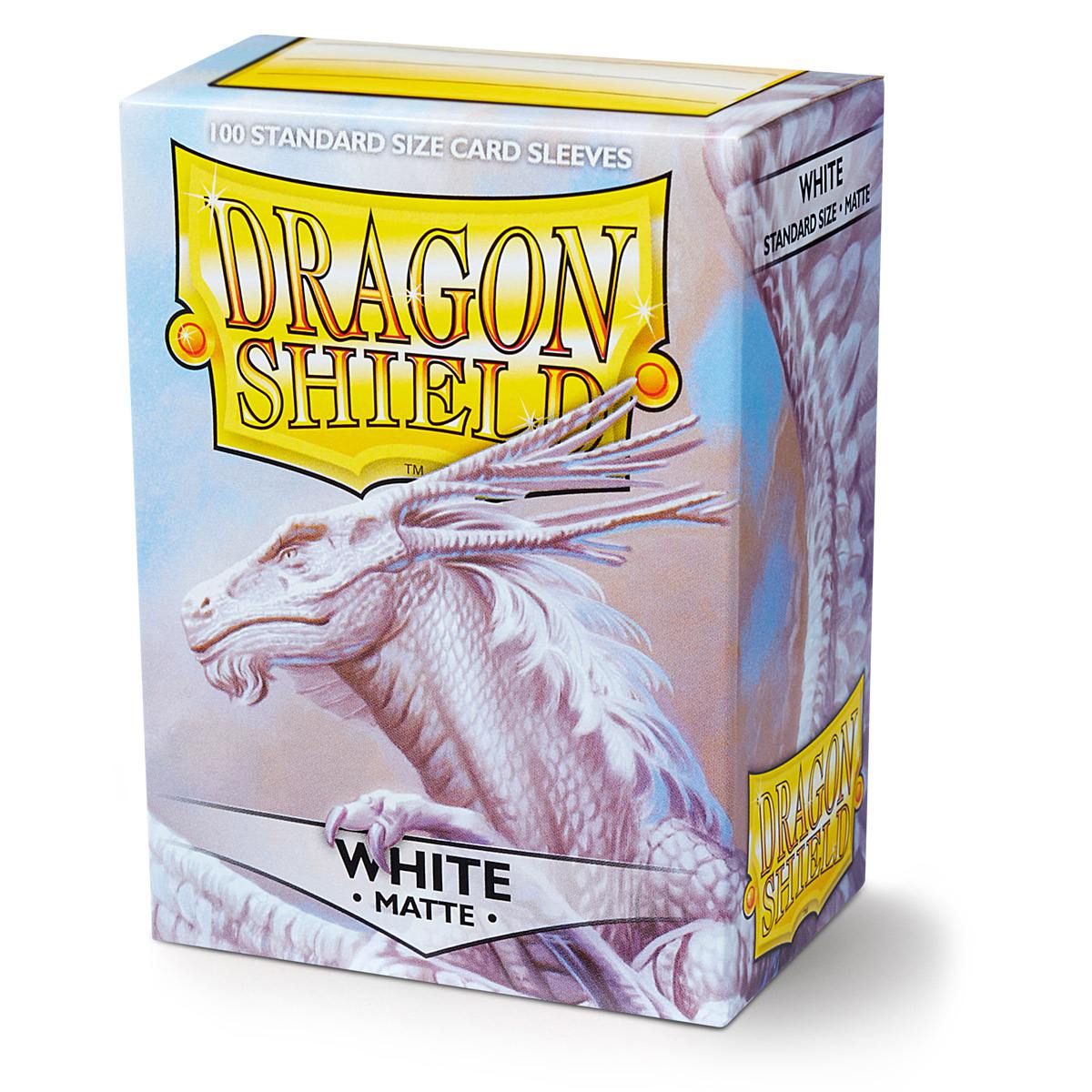 Dragon Shield Standard 100ct Sleeves - White (Matte) - Arcane Tinmen - 4