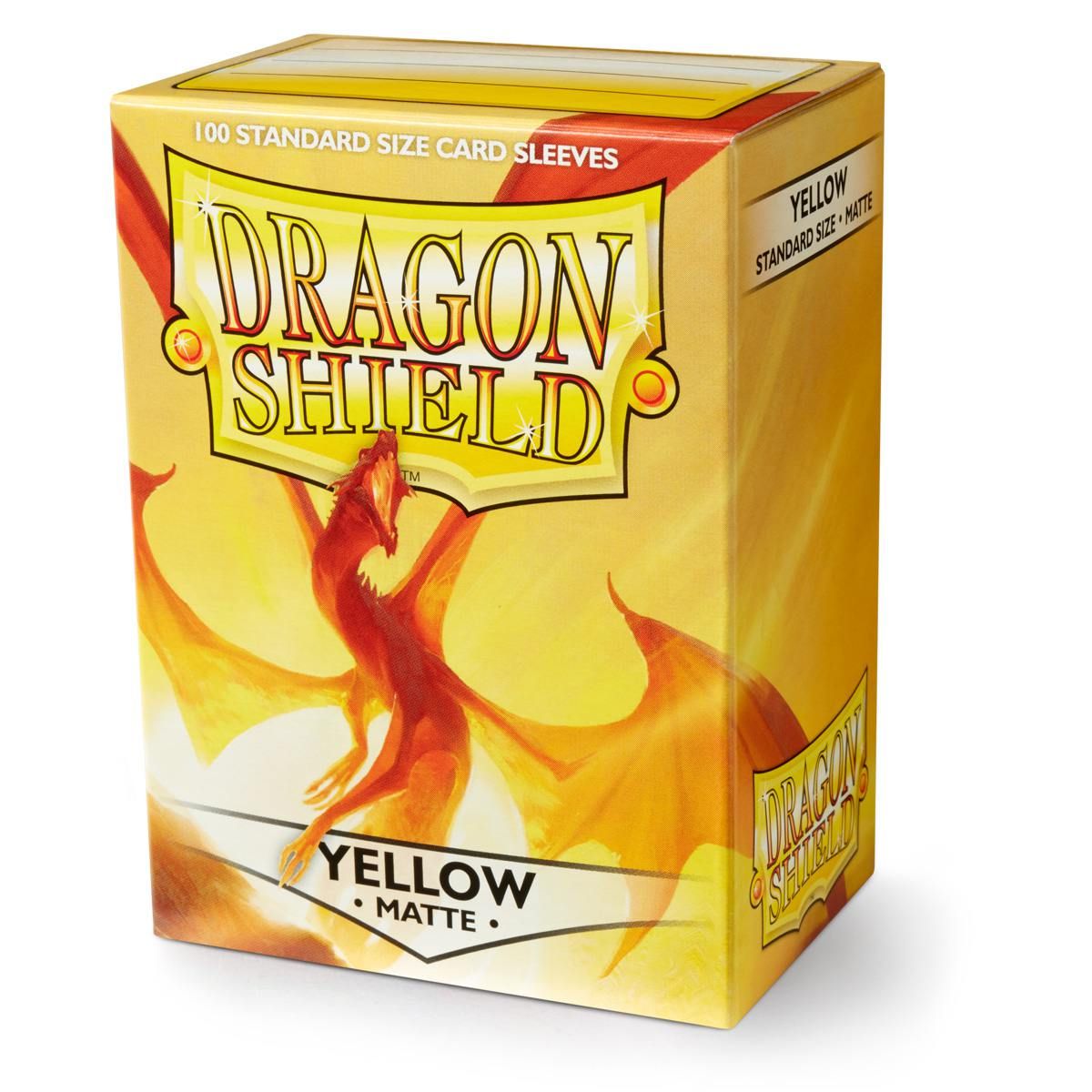 Dragon Shield Standard 100ct Sleeves - Yellow (Matte) - Arcane Tinmen - 3