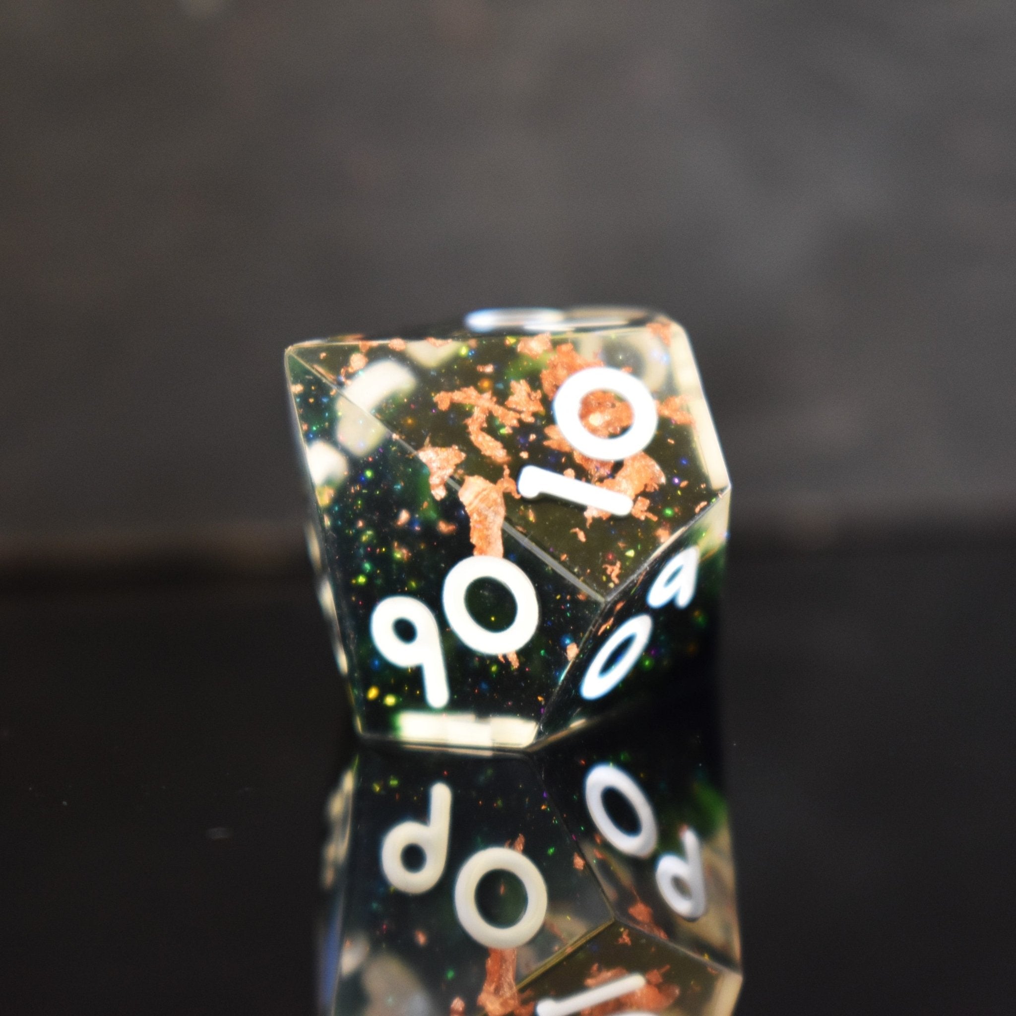 Earthbind Sharp - Edged Resin Dice Set - Misty Mountain Gaming - 4