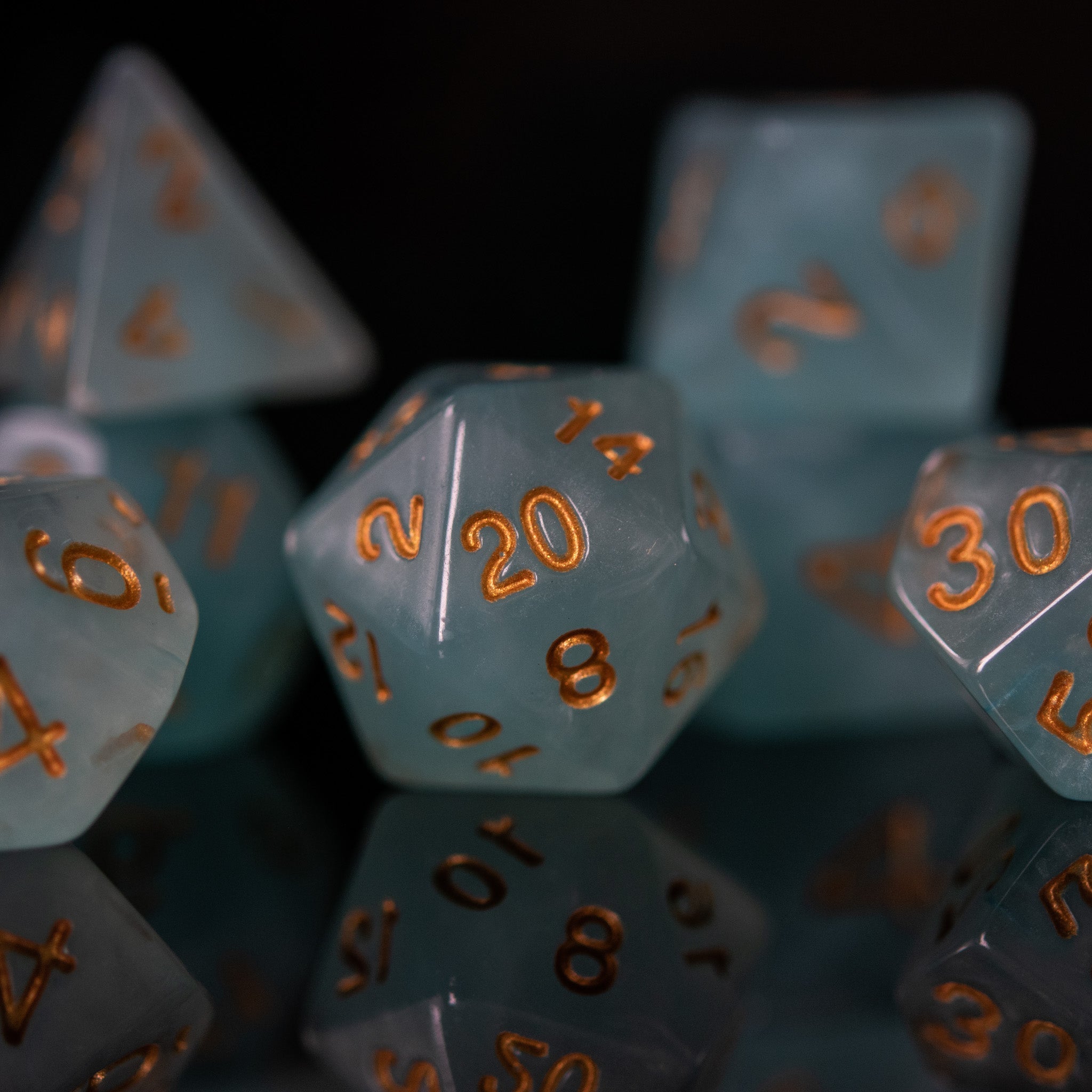 Elixir of Divination Acrylic Dice Set - Misty Mountain Gaming - 2