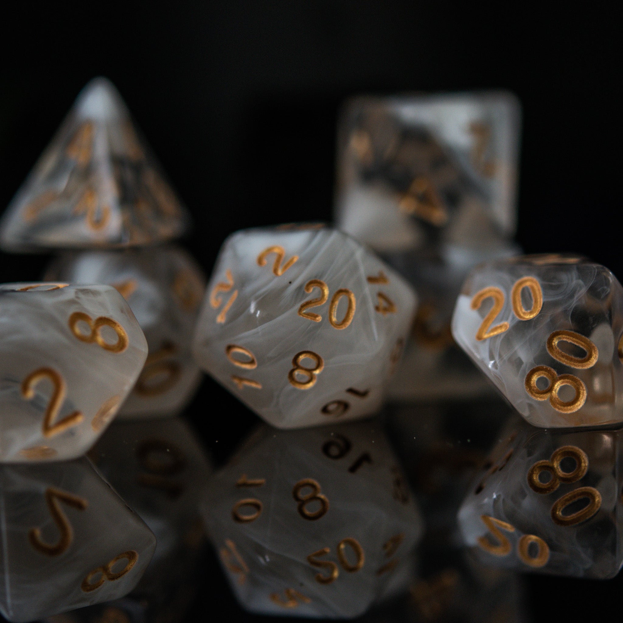 Elixir of Invisibility Acrylic Dice Set - Misty Mountain Gaming - 2