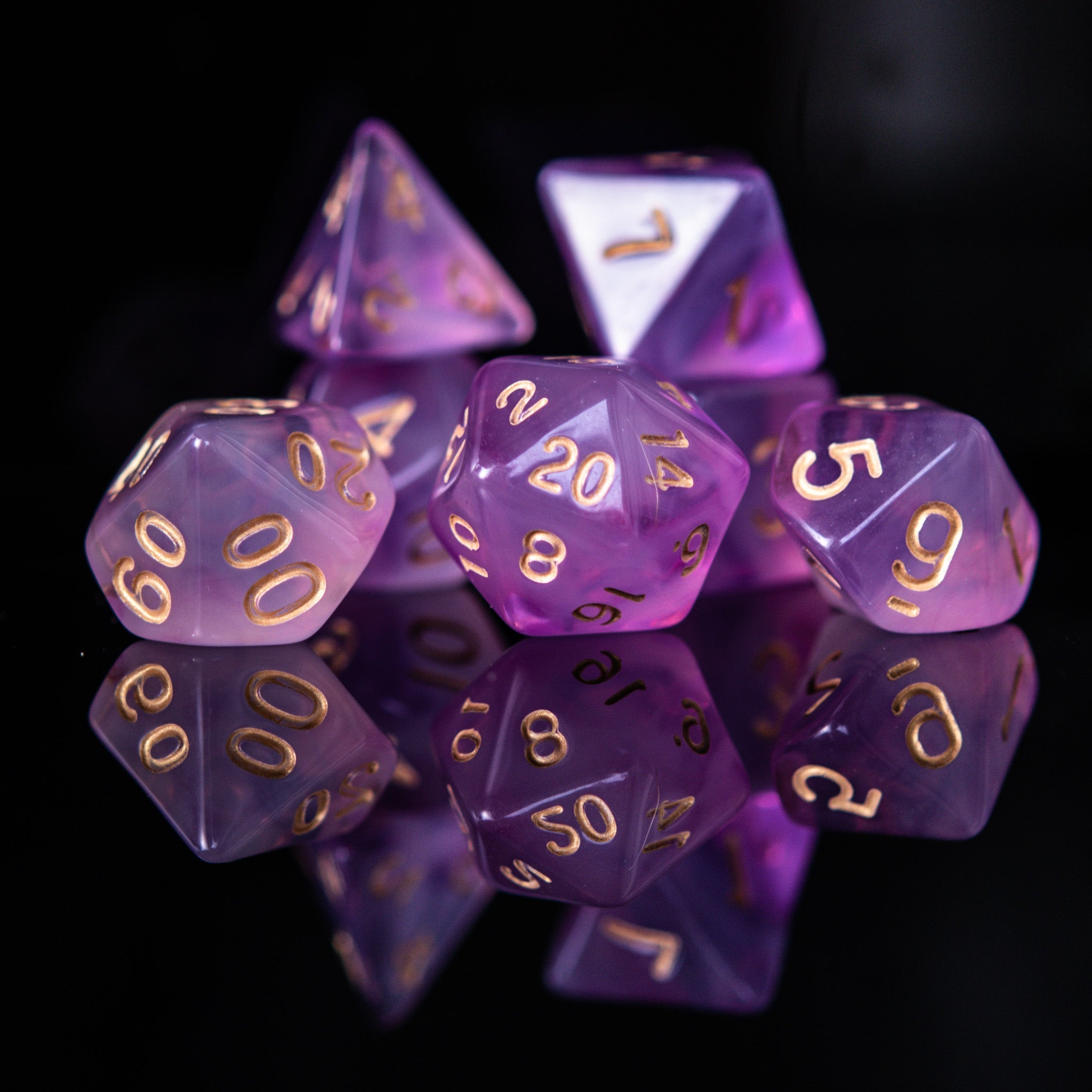 Elixir of Resistance Acrylic Dice Set - Misty Mountain Gaming - 2