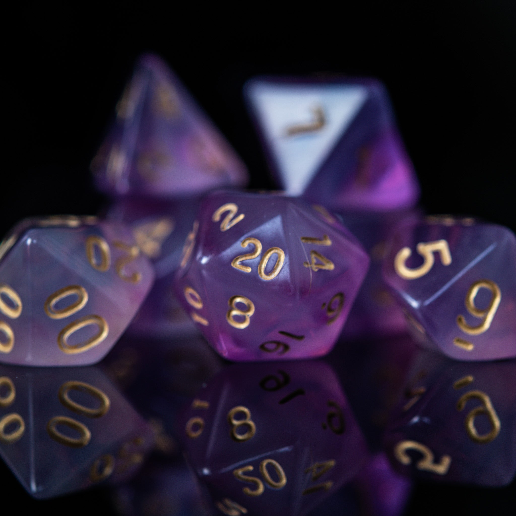 Elixir of Resistance Acrylic Dice Set - Misty Mountain Gaming - 3