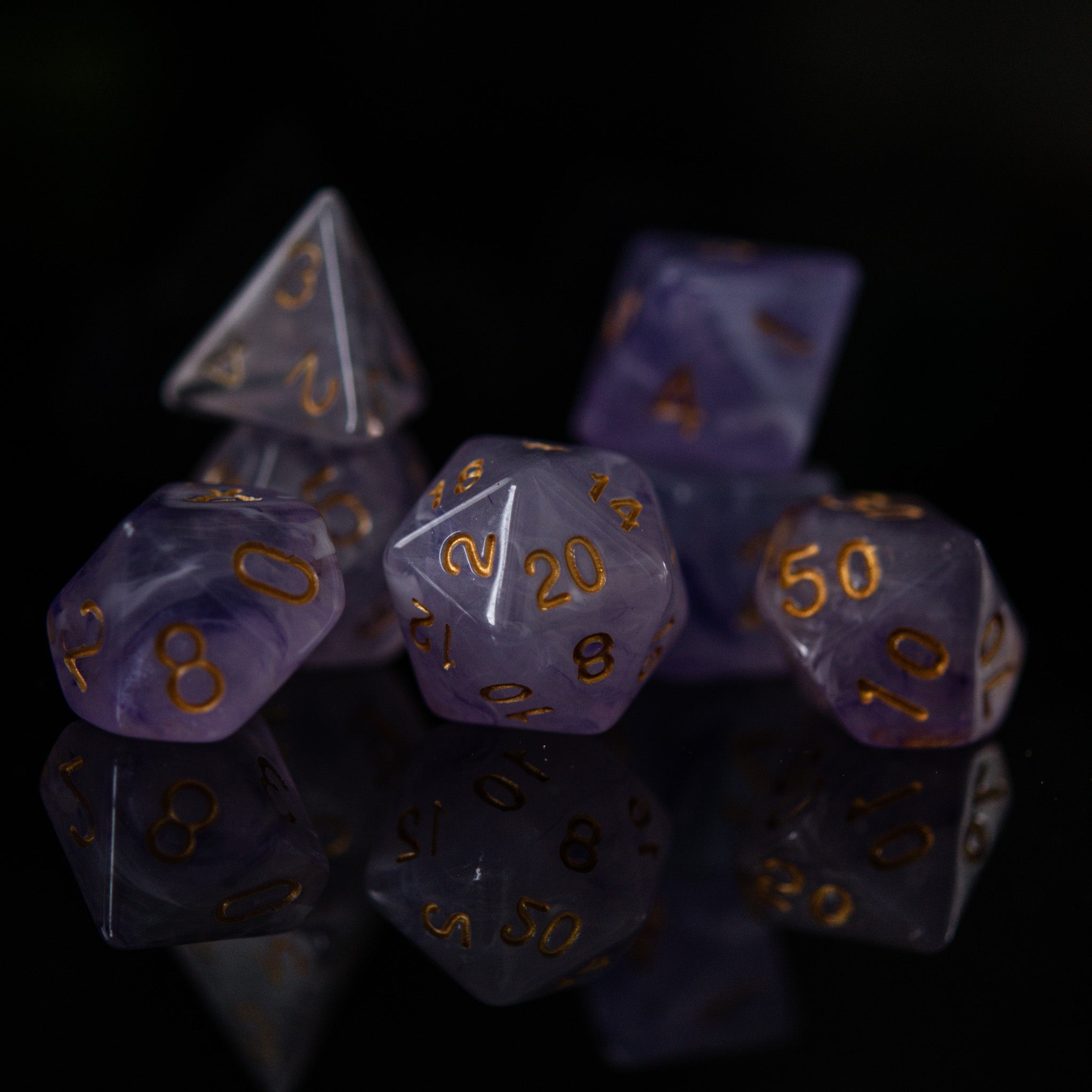 Elixir of Slumber Acrylic Dice Set - Misty Mountain Gaming - 1