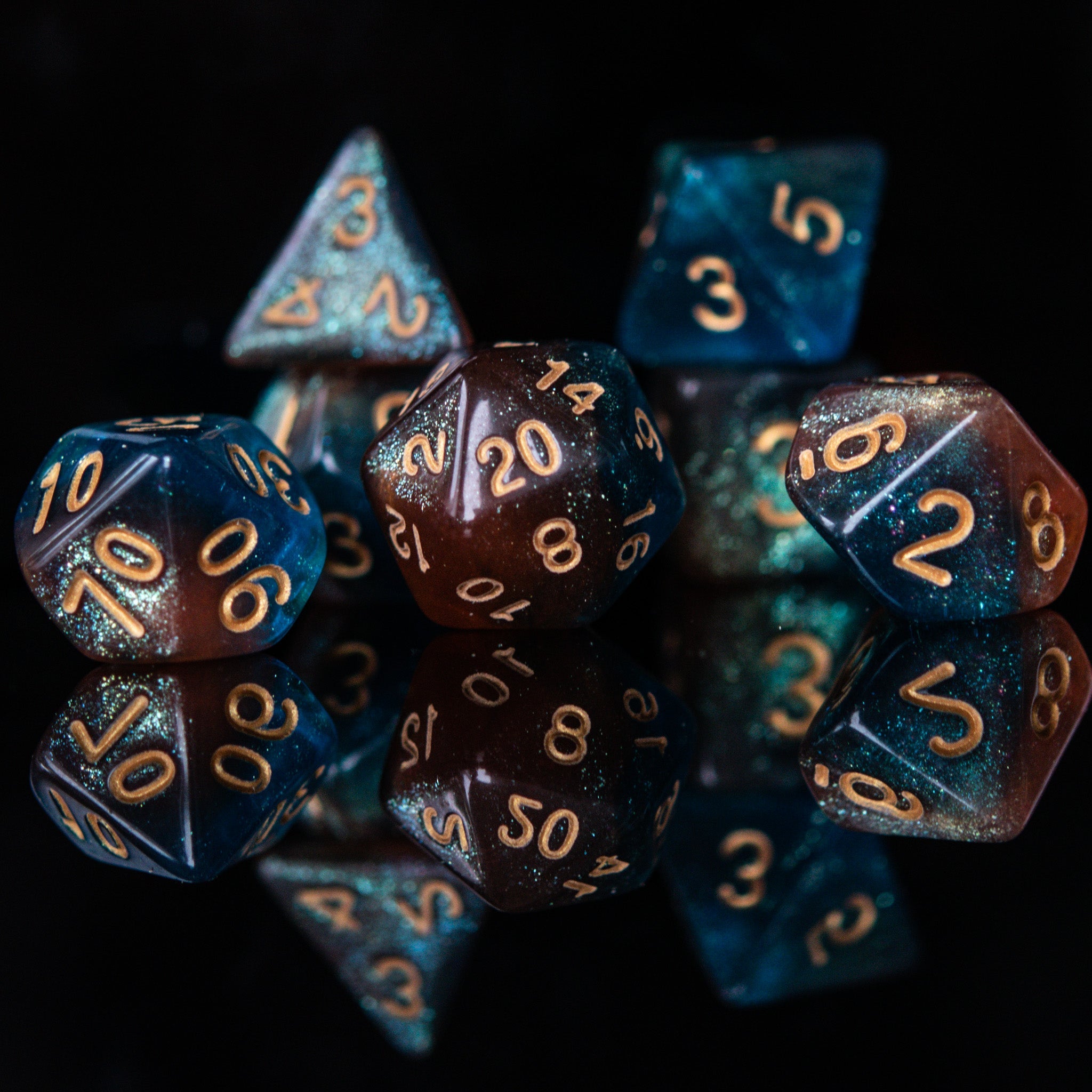 Elixir of Solace Acrylic Dice Set - Misty Mountain Gaming - 1