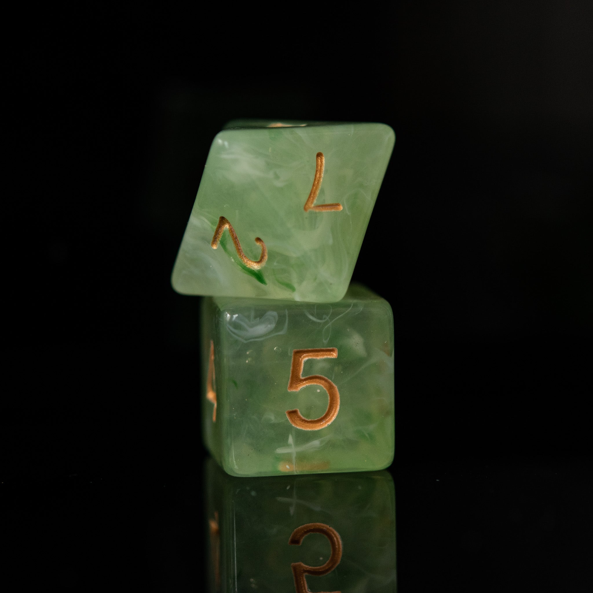 Elixir of Water Breathing Acrylic Dice Set - Misty Mountain Gaming - 3