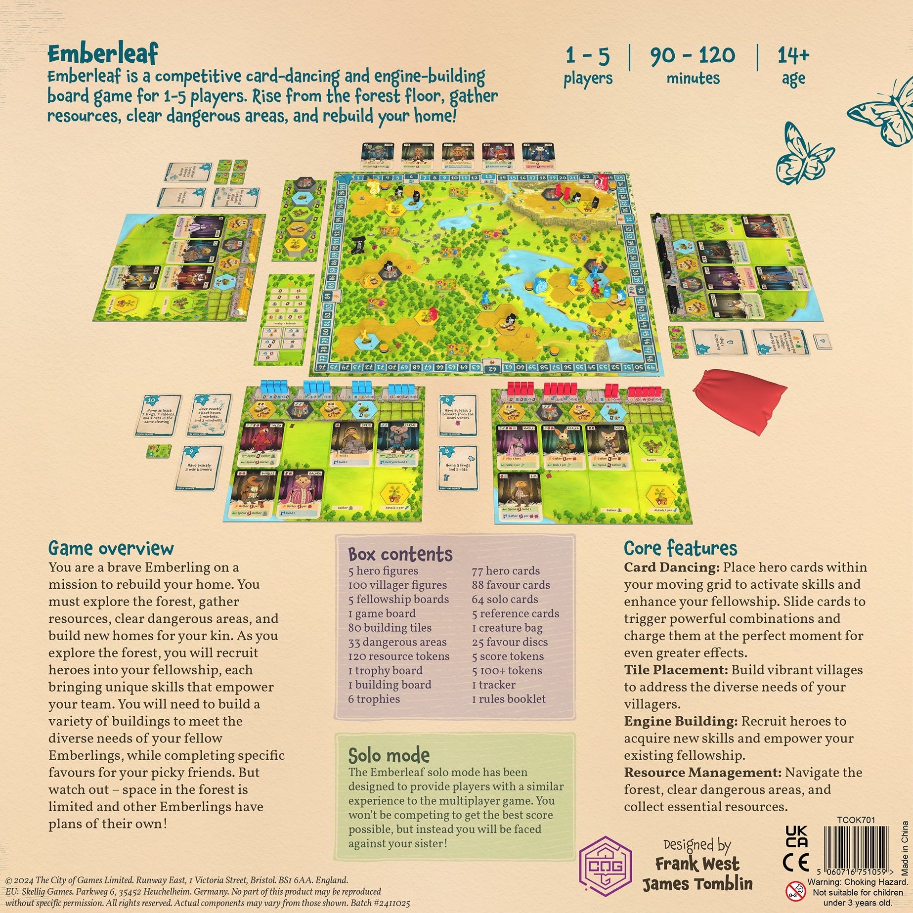 Emberleaf Board Game - The City of Games - 2