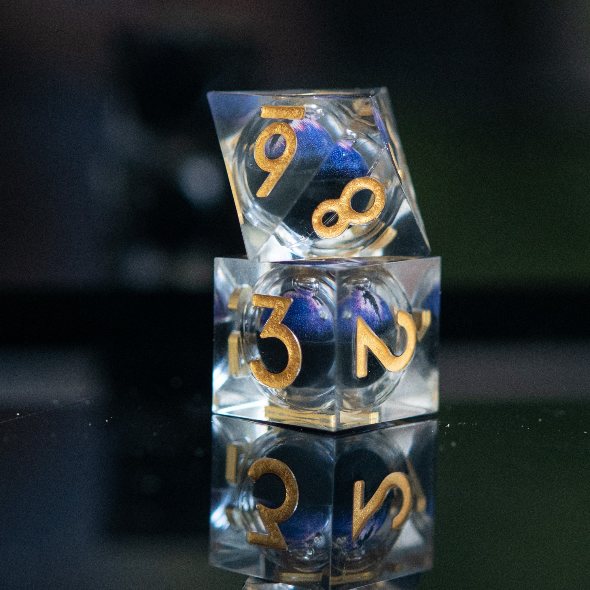 Enchanted Dragon Eye Liquid Core Dice Set - Misty Mountain Gaming - 2