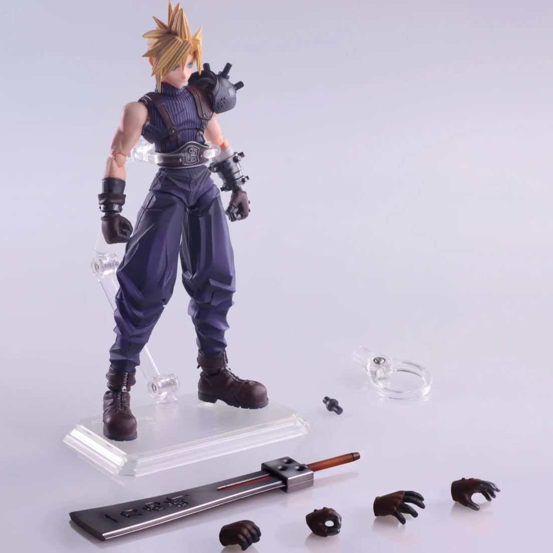 Final Fantasy VII Bring Arts Cloud Strife Hardedge Version Action Figure - Square Enix - 2
