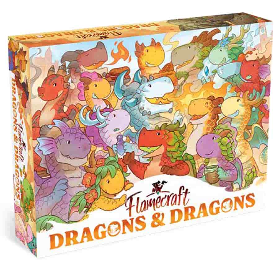Flamecraft Dragons And Dragons Expansion - Cardboard Alchemy - 1