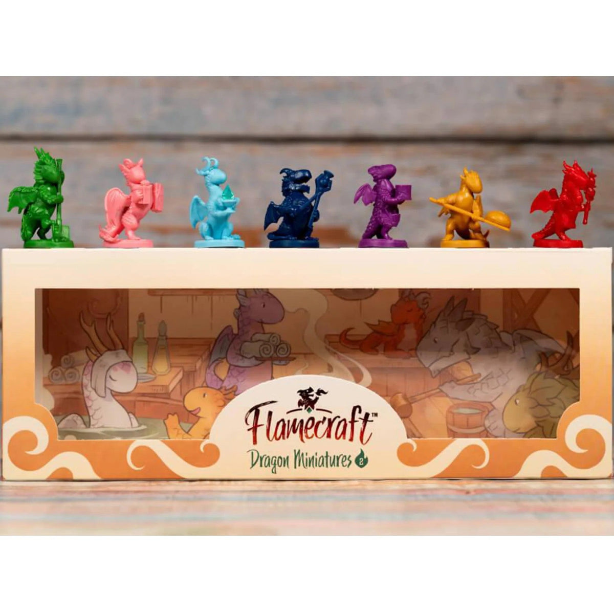 Flamecraft Series 2 Dragon Miniatures - Cardboard Alchemy - 3