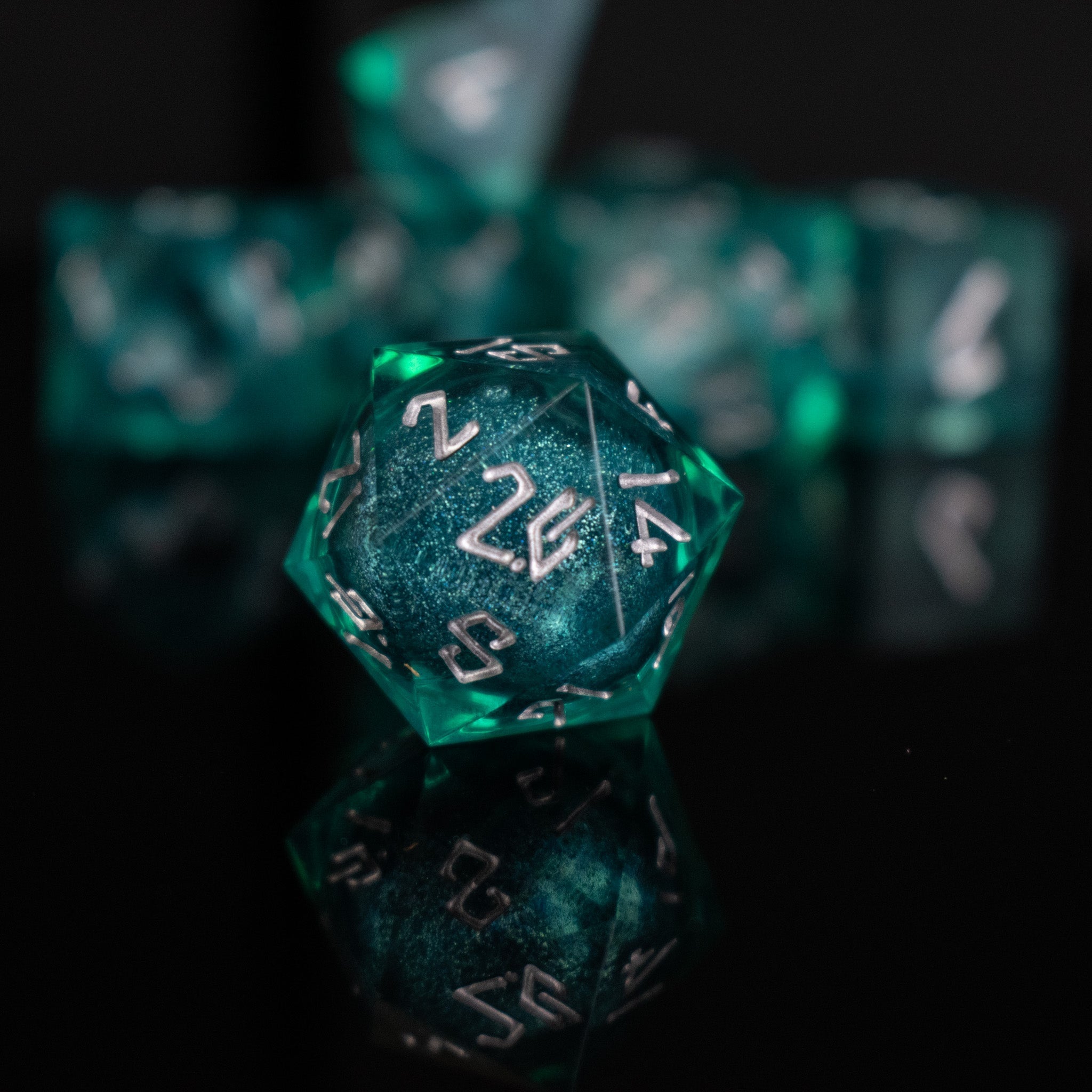 Forbidden Lake Liquid Core Dice Set - Misty Mountain Gaming - 2