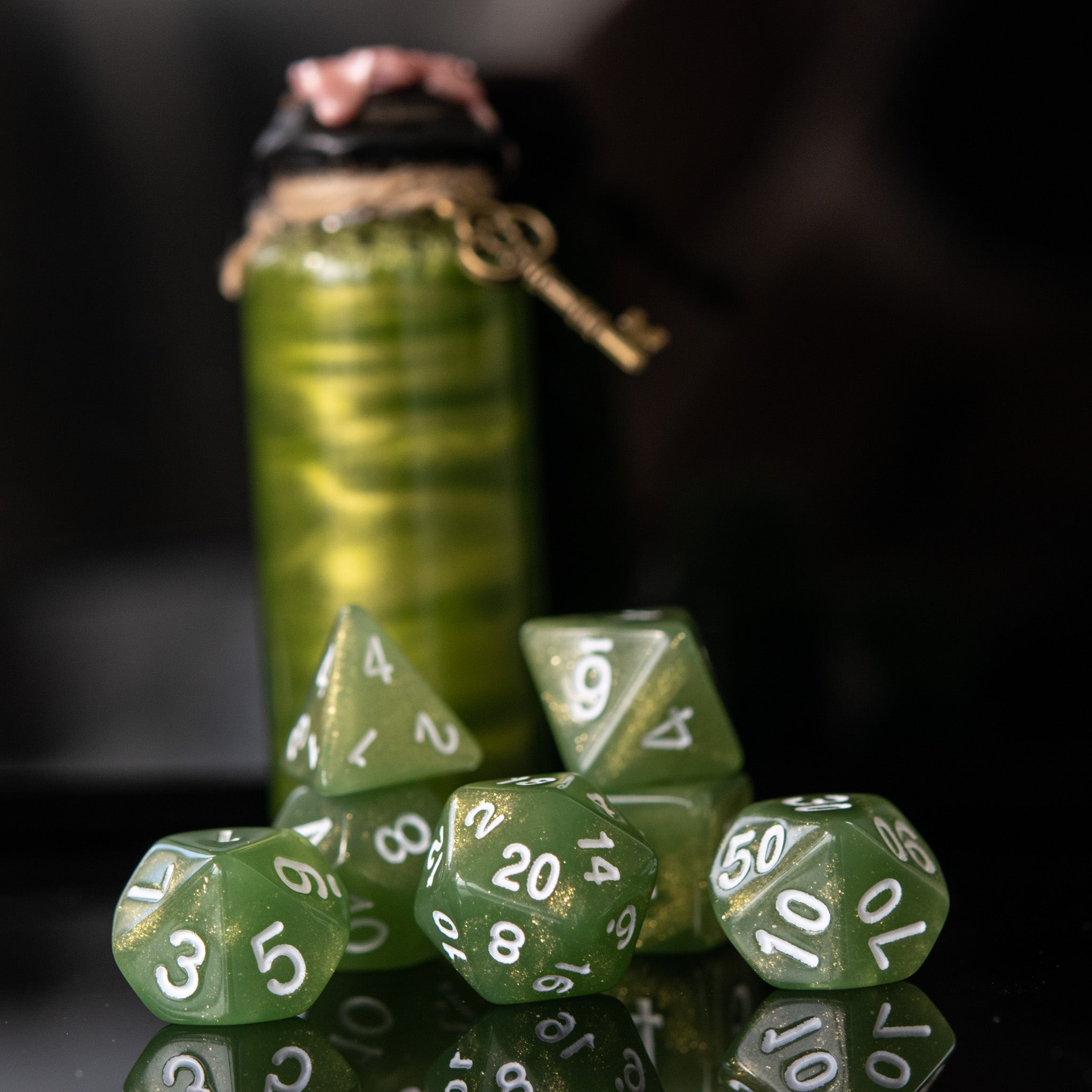 Forest Sprite Acrylic Dice Set - Misty Mountain Gaming - 1