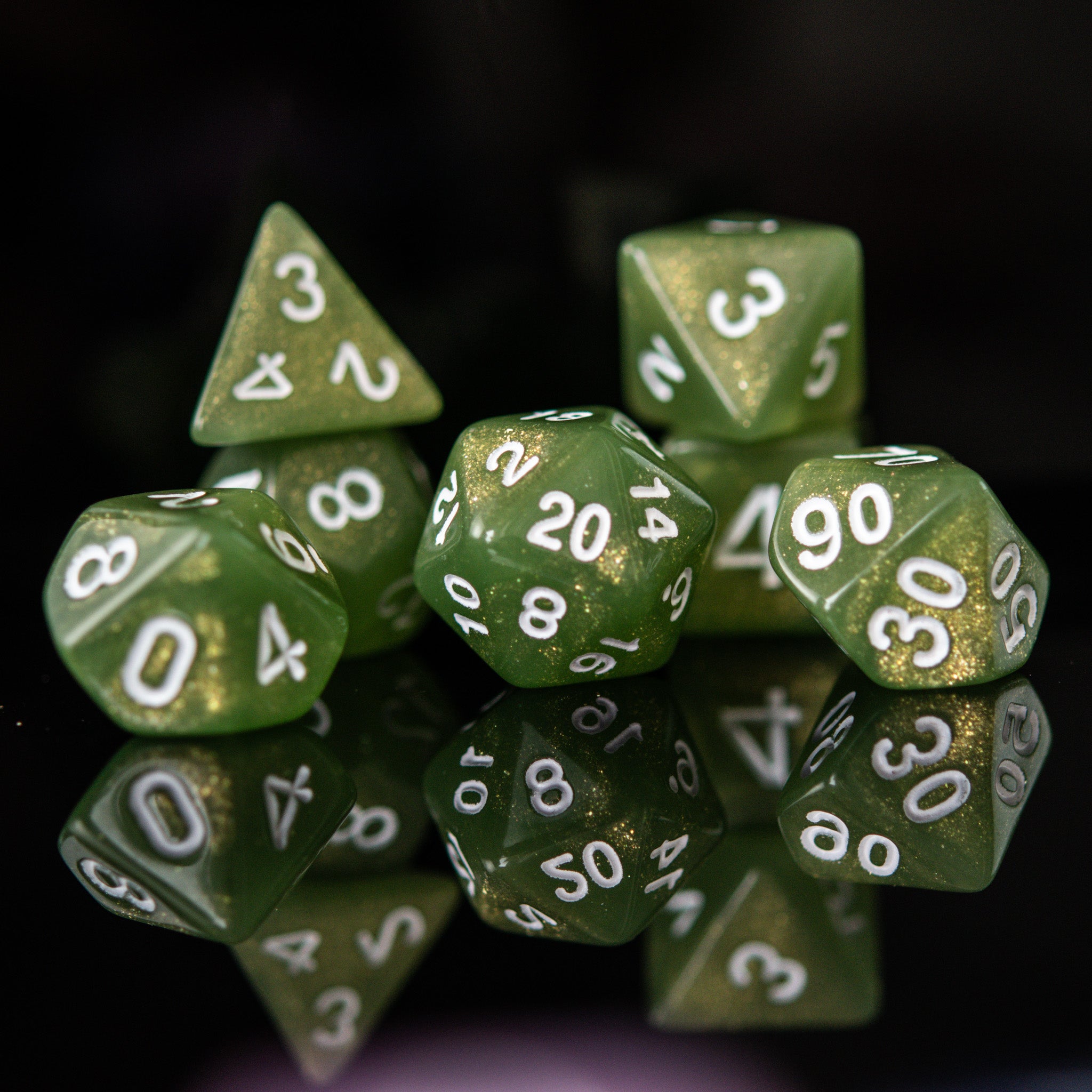 Forest Sprite Acrylic Dice Set - Misty Mountain Gaming - 2