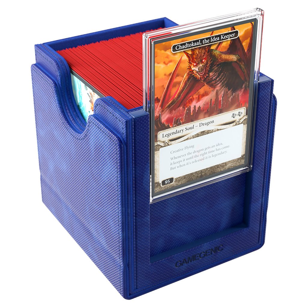 Gamegenic Sidekick Pro 100+ XL Convertible Blue Deck Box - Gamegenic - 1