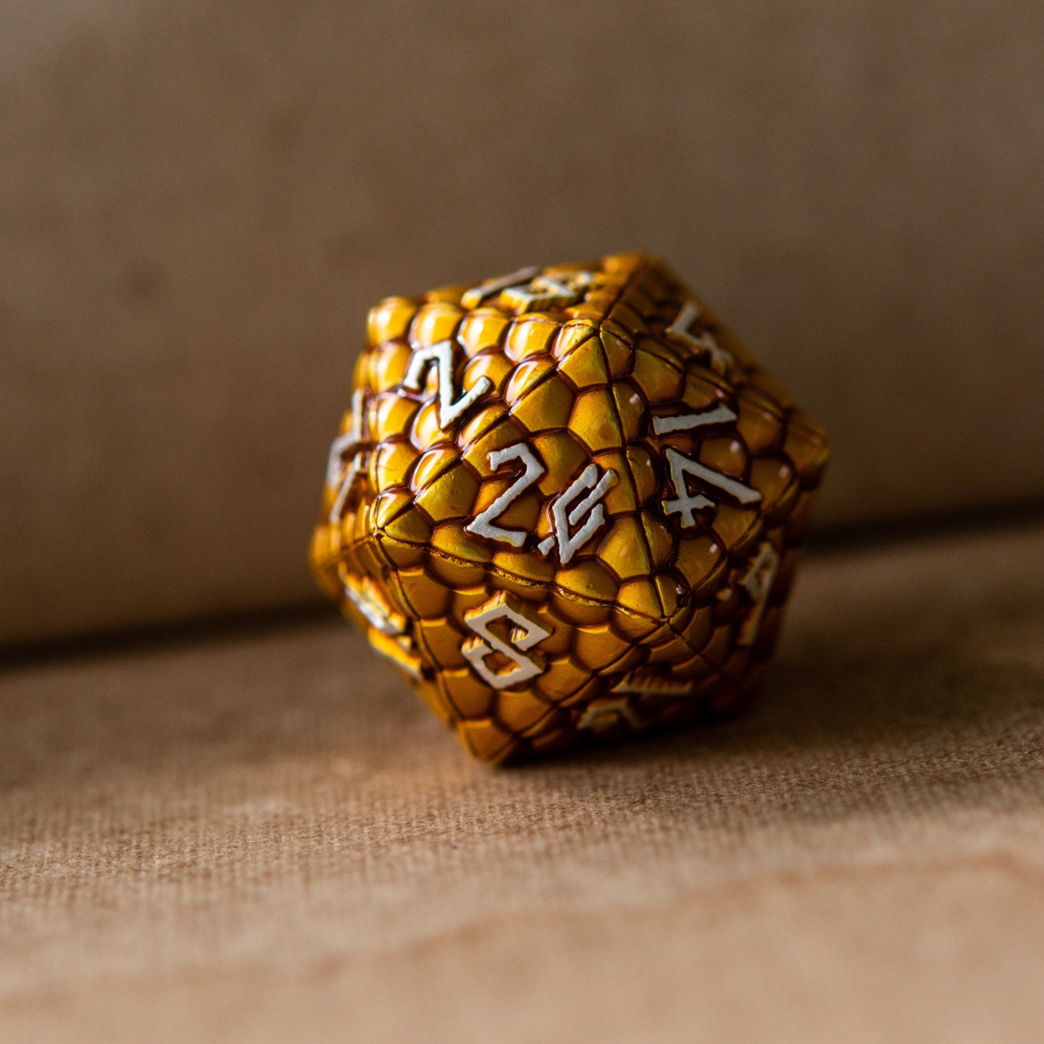 Gold Dragon's Egg Metal Dice Set - Misty Mountain Gaming - 2