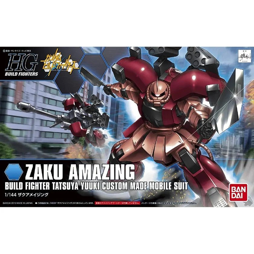 Gundam Build Fighters Zaku Amazing Gunpla High Grade 1/144 Model Kit - Bandai - 3