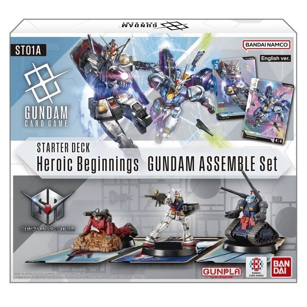 Gundam Card Game 01 Heroic Beginnings Assemble Starter Deck [ST01A] - Bandai - 1