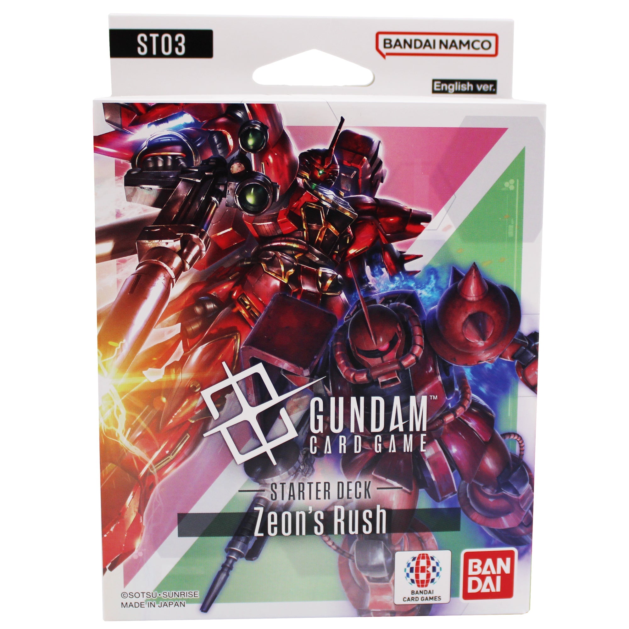 Gundam Card Game 03 Zeon’s Rush Starter Deck [ST03] - Bandai - 1