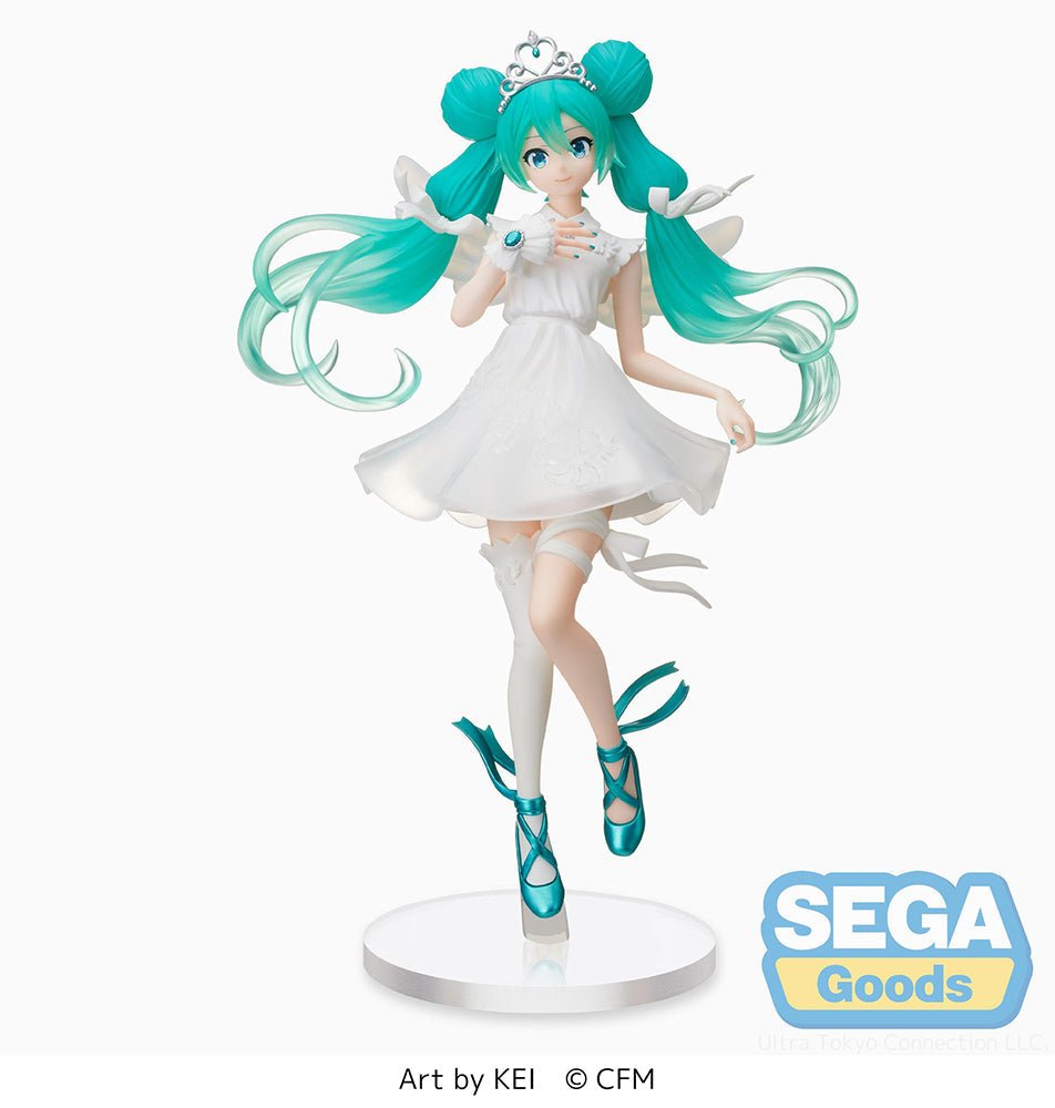 Hatsune Miku 15th Anniversary SPM Figure KEI Ver. Anime Figure - SEGA - 1