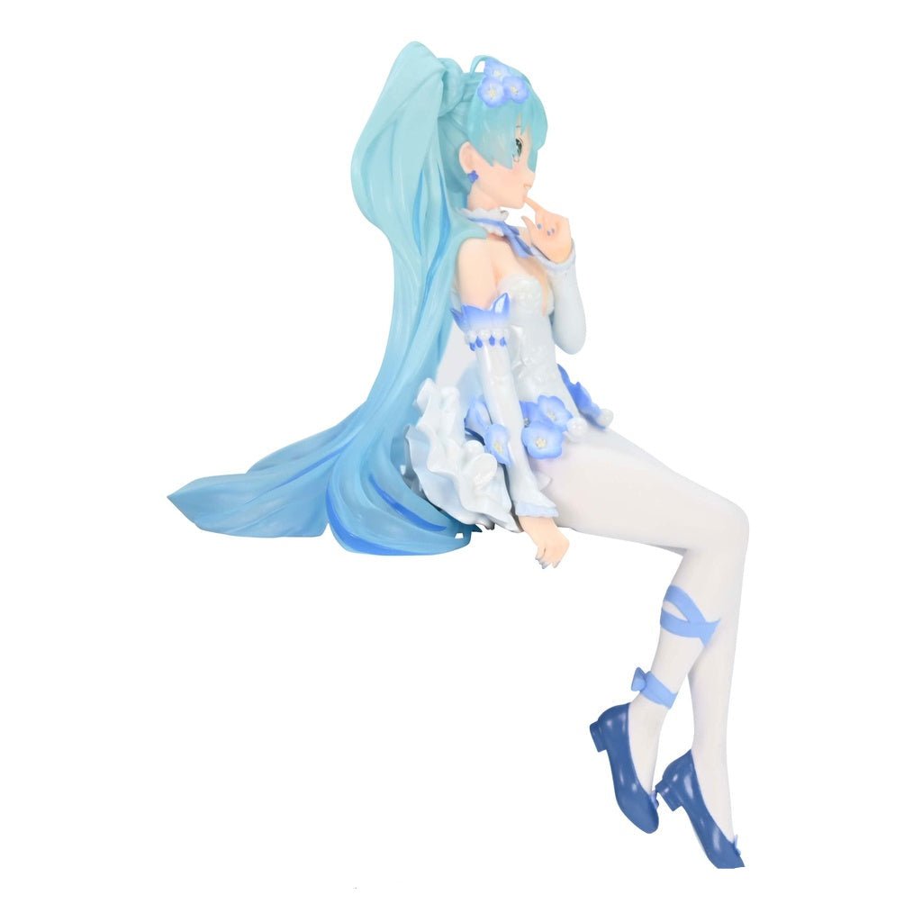 Hatsune Miku Flower Fairy Nemophila Noodle Stopper Anime Figure - FuRyu - 2