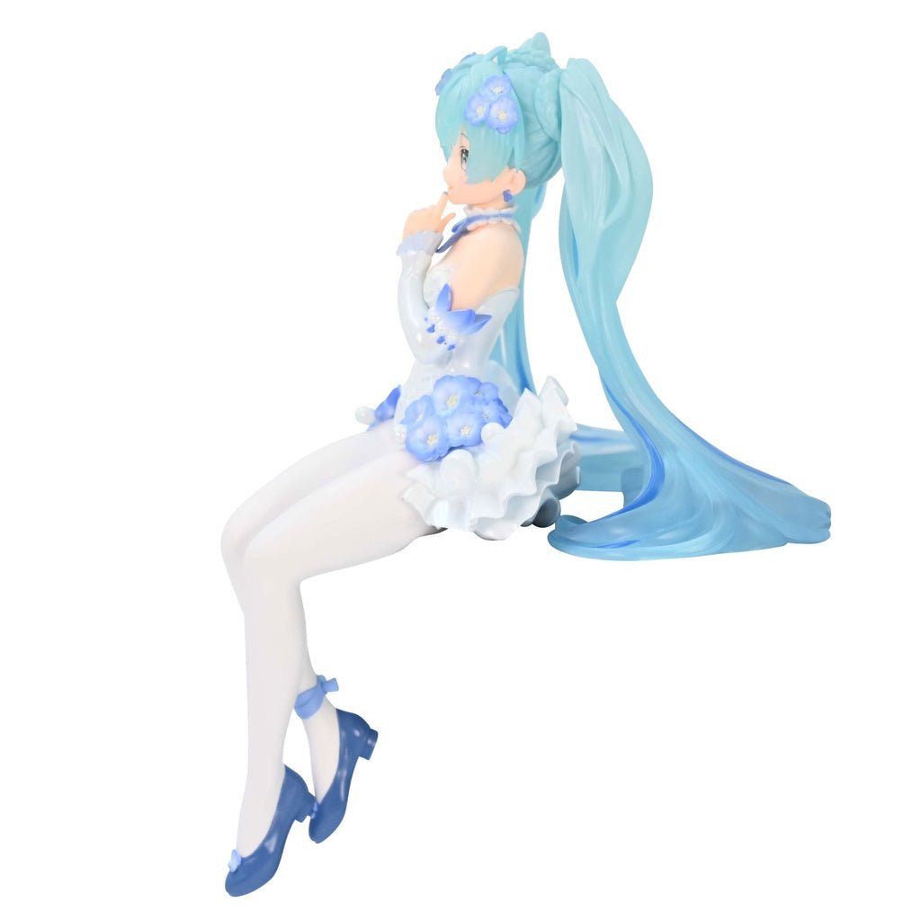 Hatsune Miku Flower Fairy Nemophila Noodle Stopper Anime Figure - FuRyu - 3