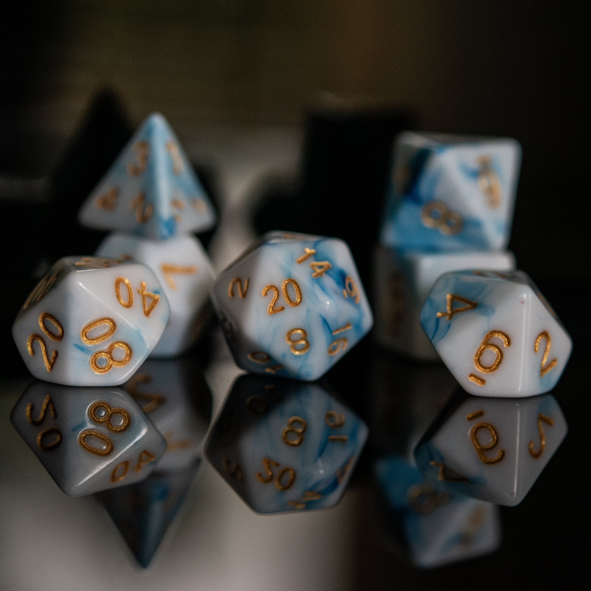 Heaven's Gate Acrylic Dice Set - Misty Mountain Gaming - 3