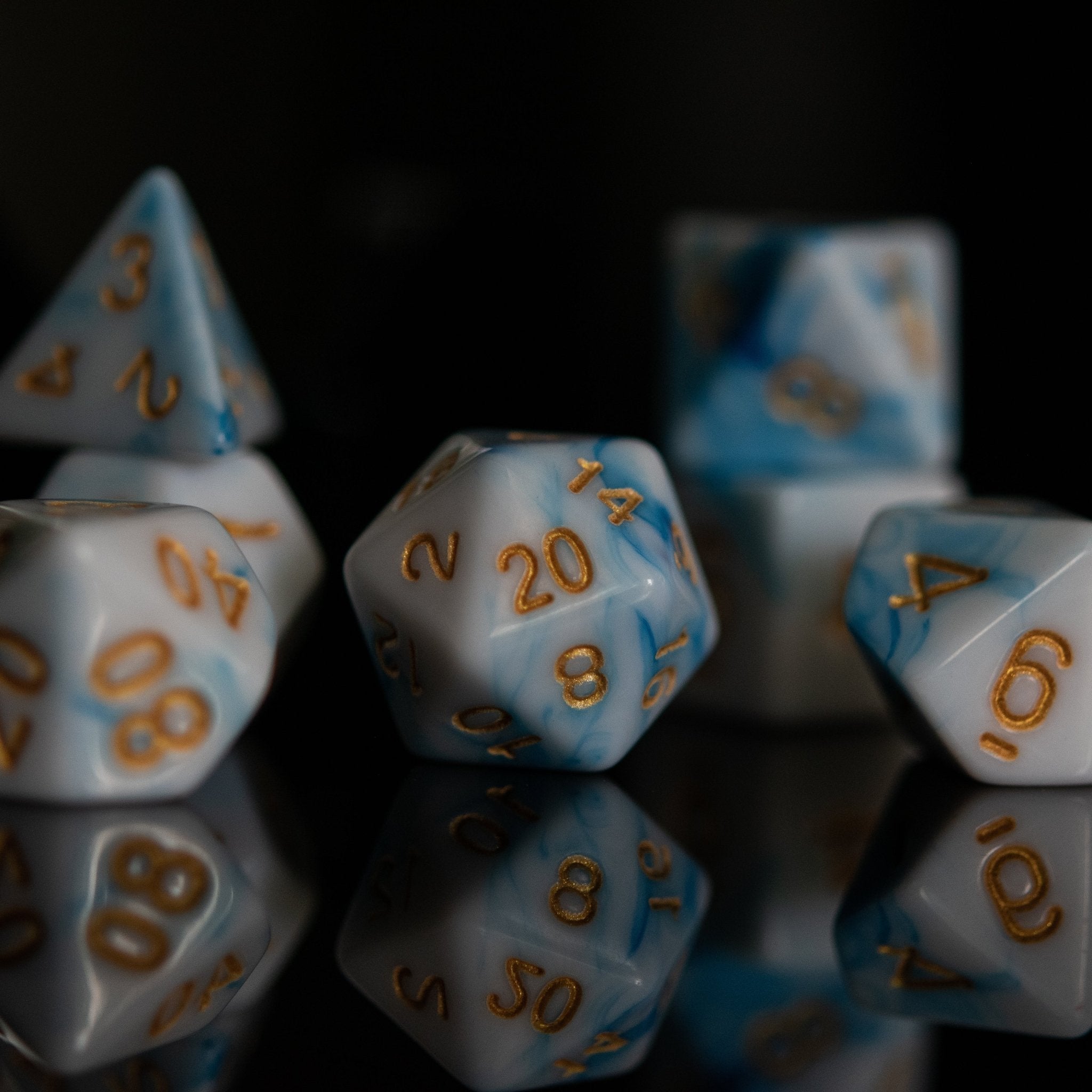 Heaven's Gate Acrylic Dice Set - Misty Mountain Gaming - 4