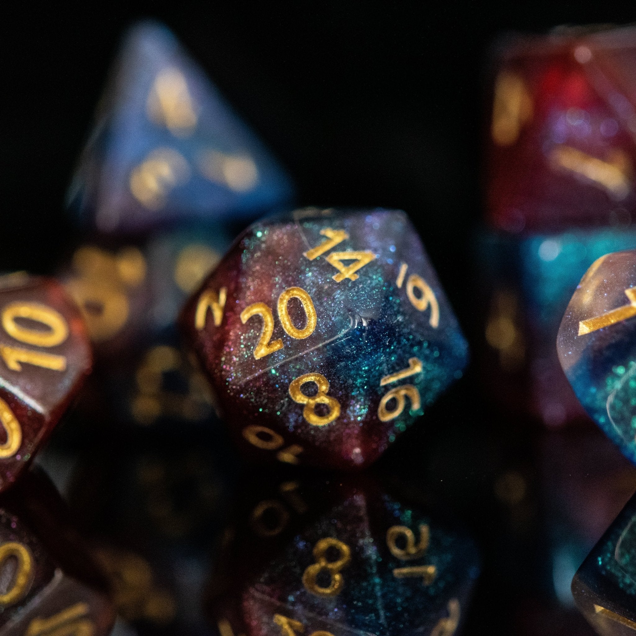 Helix Nebula Acrylic Dice Set - Misty Mountain Gaming - 2