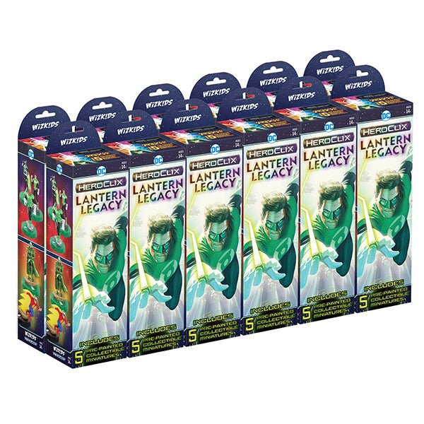 HeroClix DC Lantern Legacy Booster Brick (12 Boosters) - Wizkids - 1
