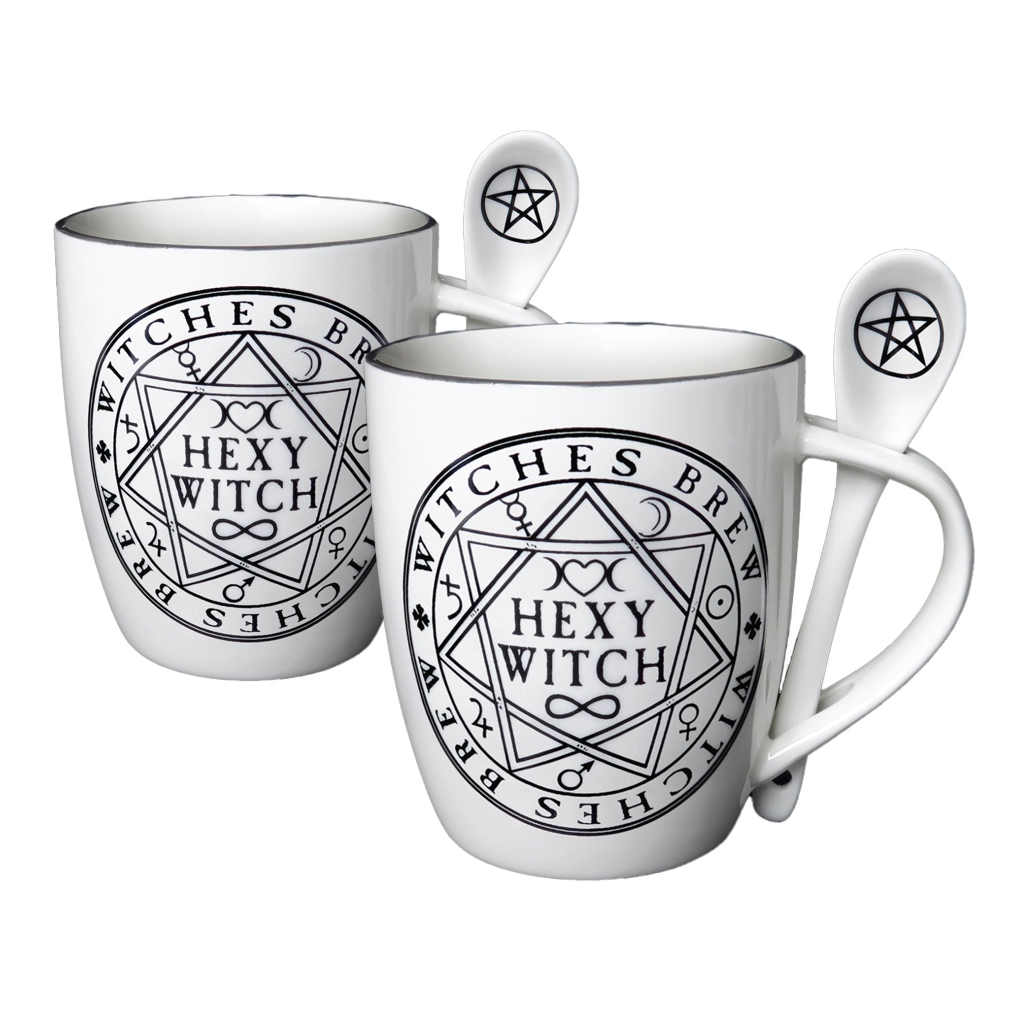 Hexy Witch Mug and Spoon Set - Alchemy of England - 1