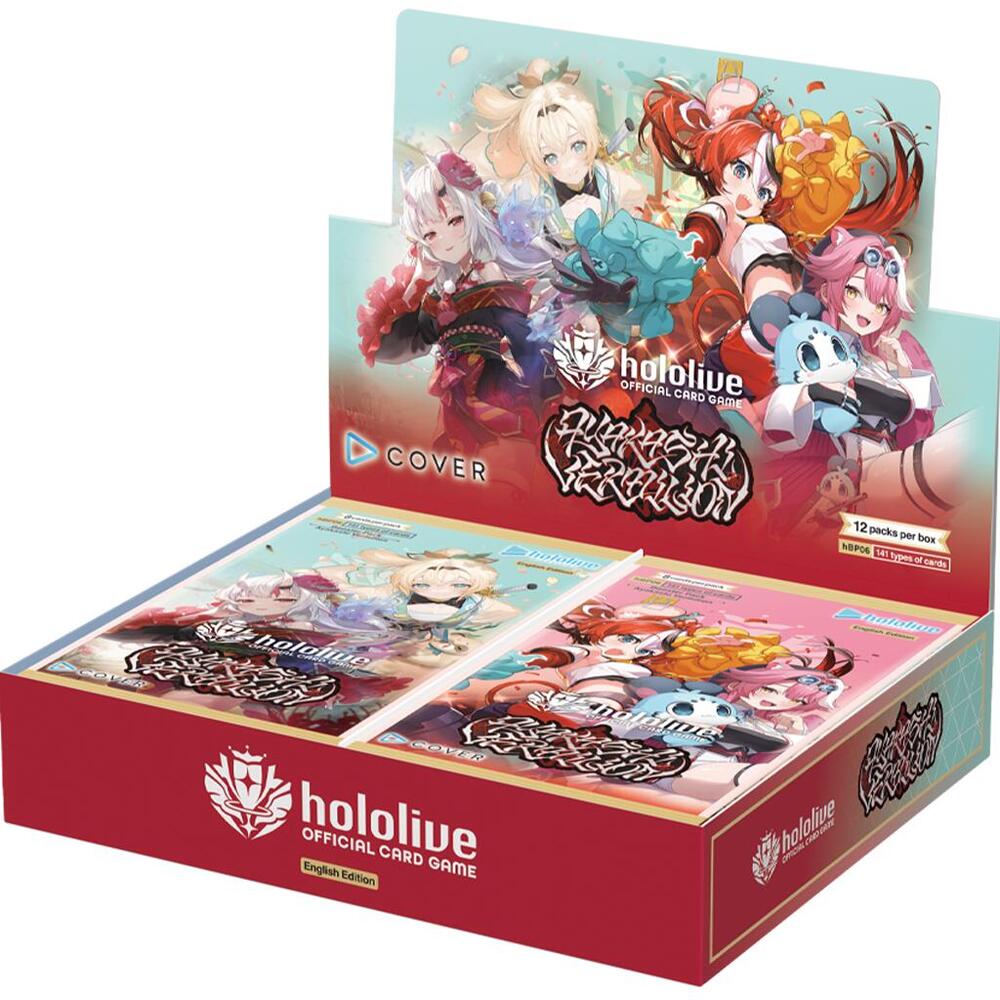 Hololive OCG Ayakashi Vermilion Booster Display - Bushiroad - 1
