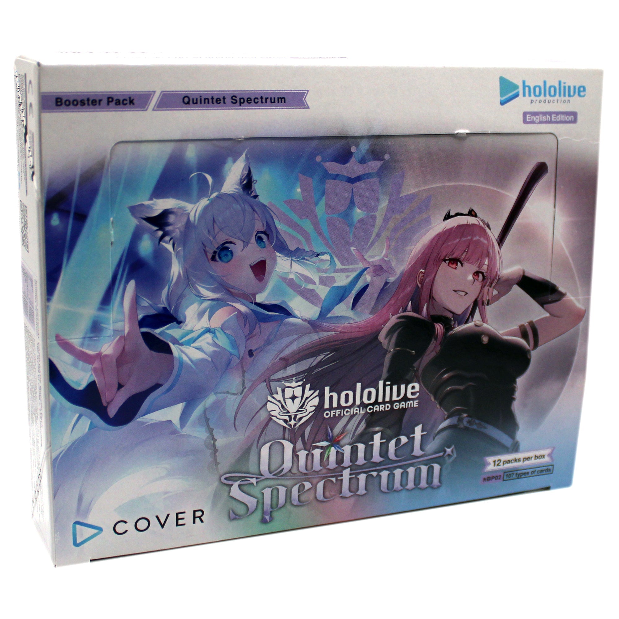 Hololive OCG Quintet Spectrum Booster Display Box - Bushiroad - 2