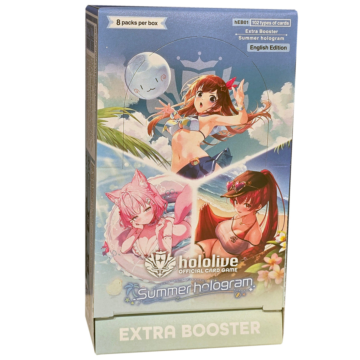 hololive TCG Extra Booster Summer Hologram Booster Display Box (8-Packs) - Bushiroad - 2