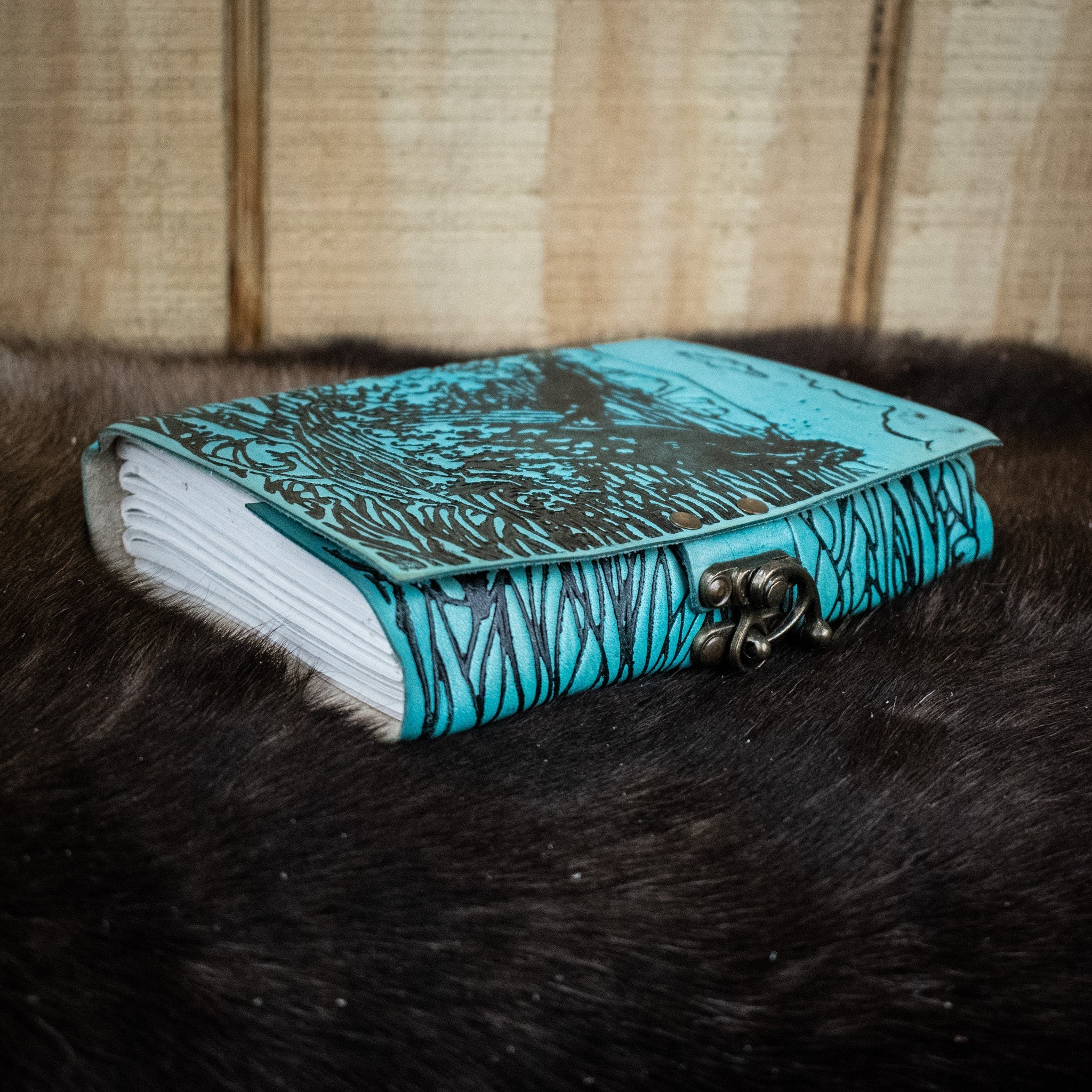 "Humpback Family" Leather Journal - Misty Mountain Gaming - 5