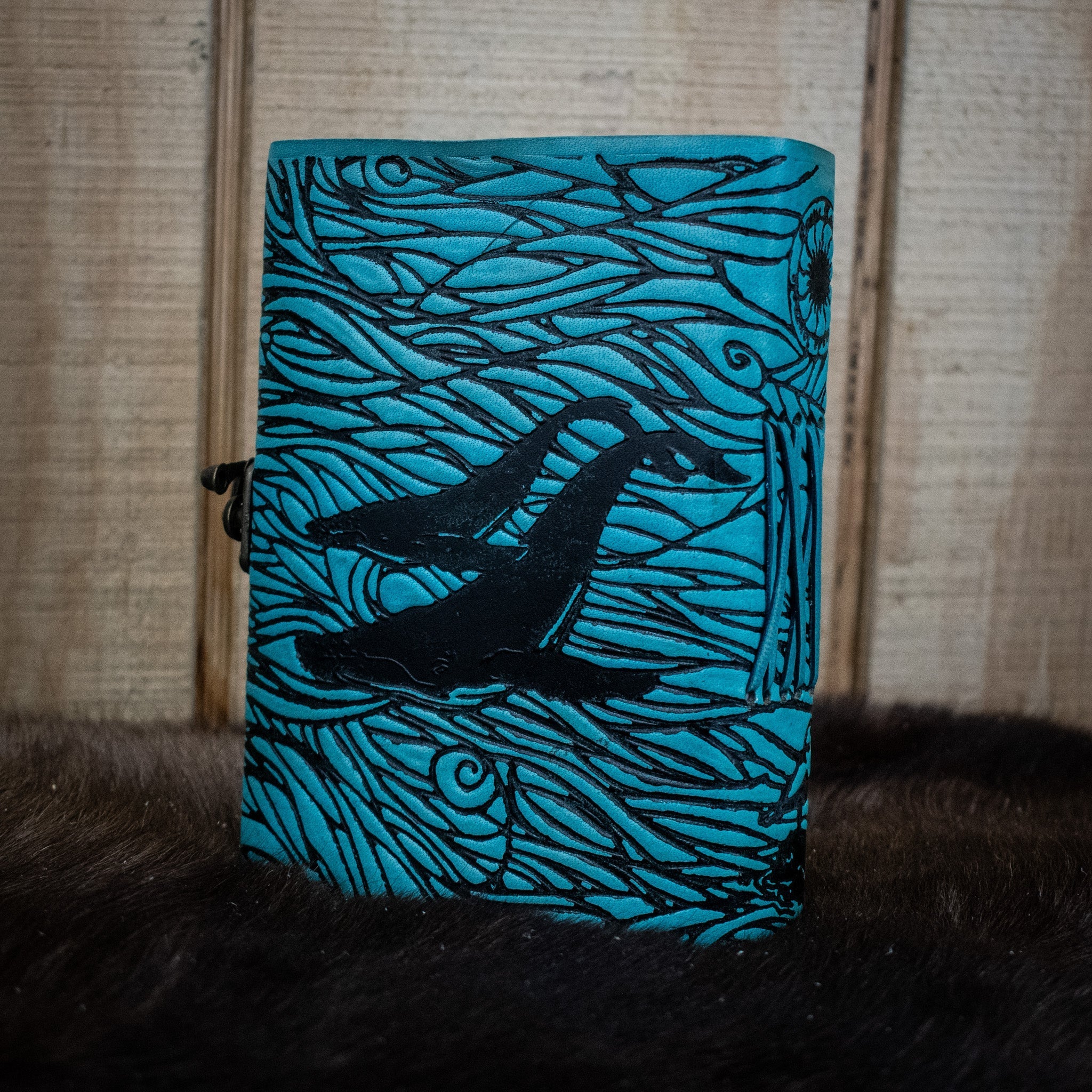 "Humpback Family" Leather Journal - Misty Mountain Gaming - 1