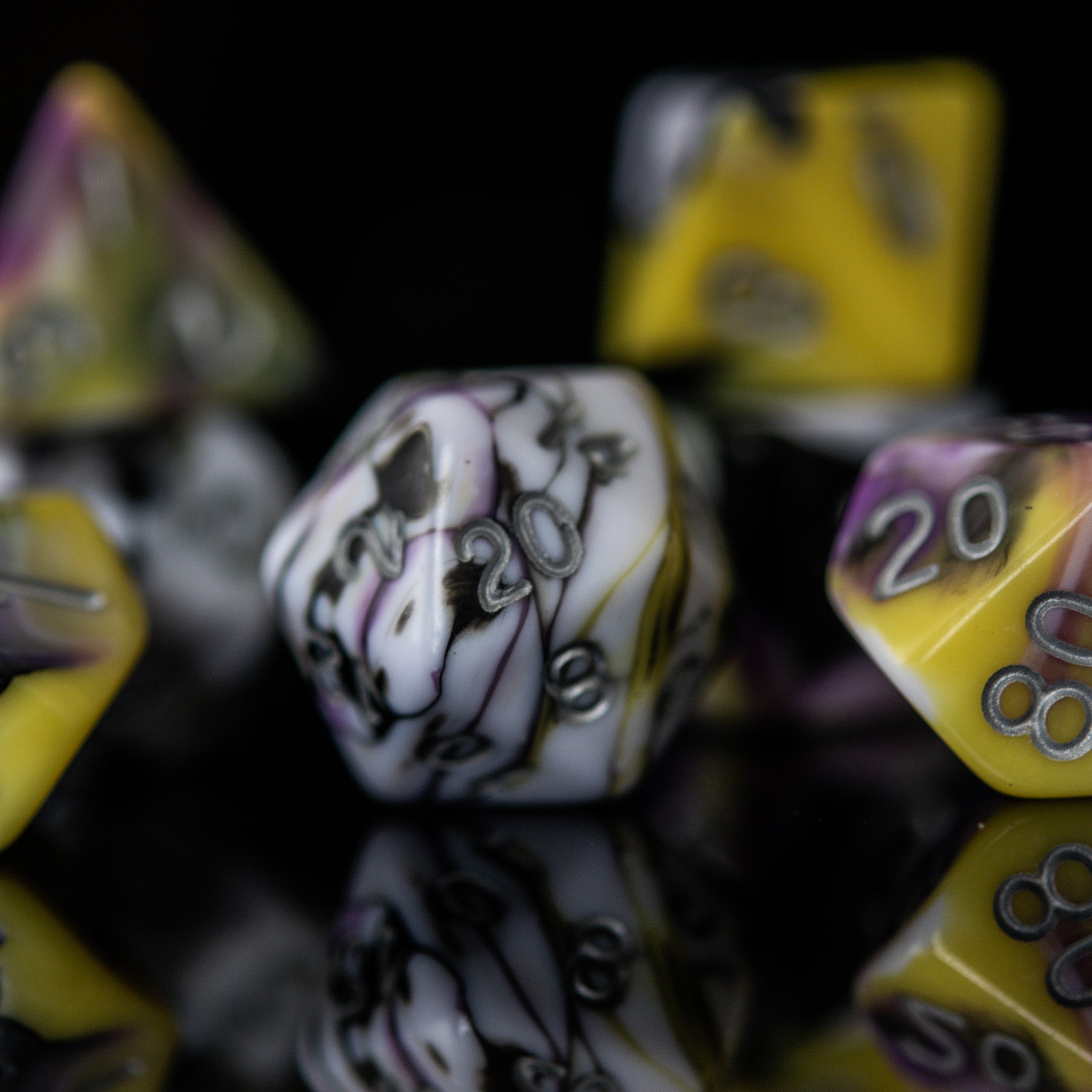 Illusion Acrylic Dice Set - Misty Mountain Gaming - 3