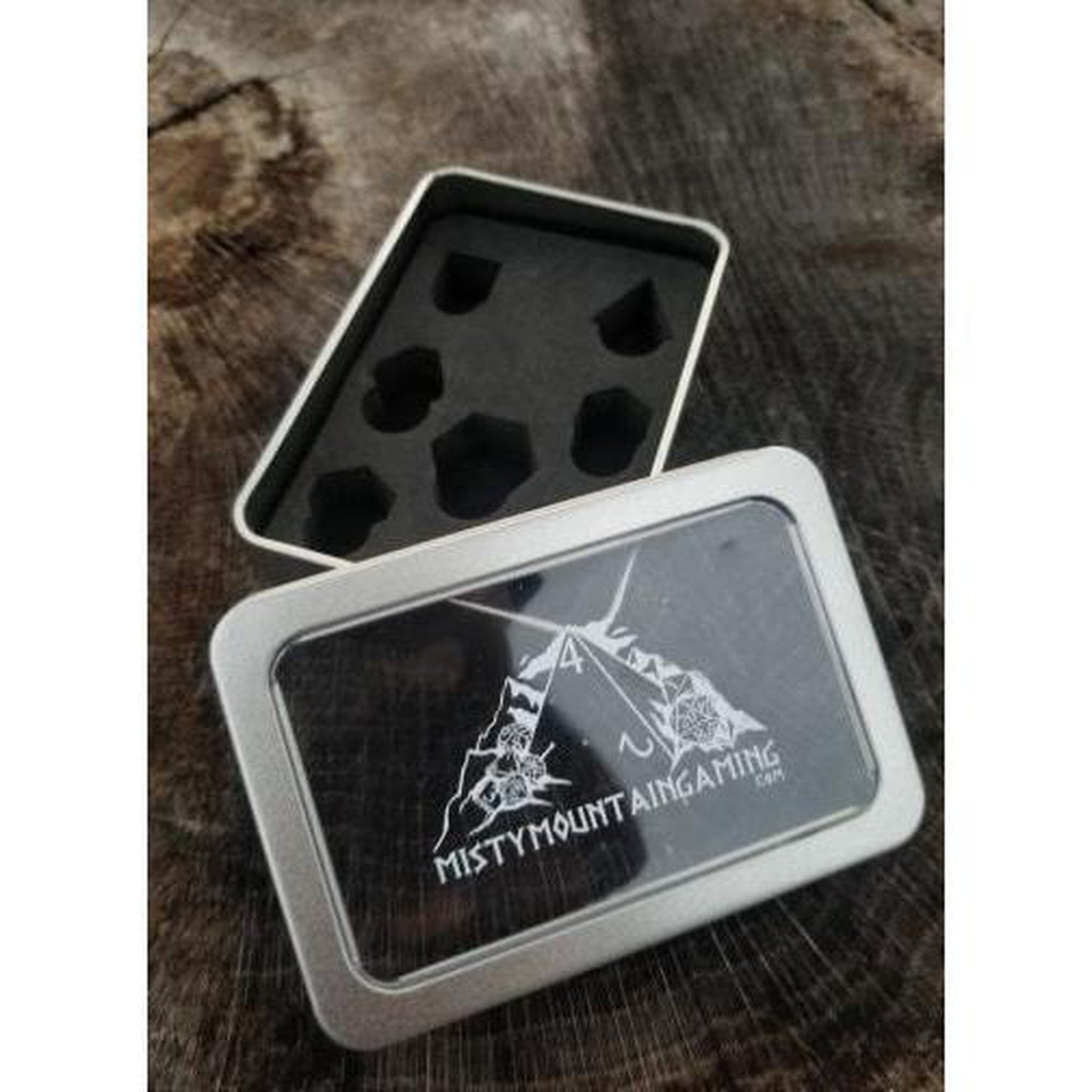 Iridescent Sharp - Edged Metal Dice Set - Misty Mountain Gaming - 2