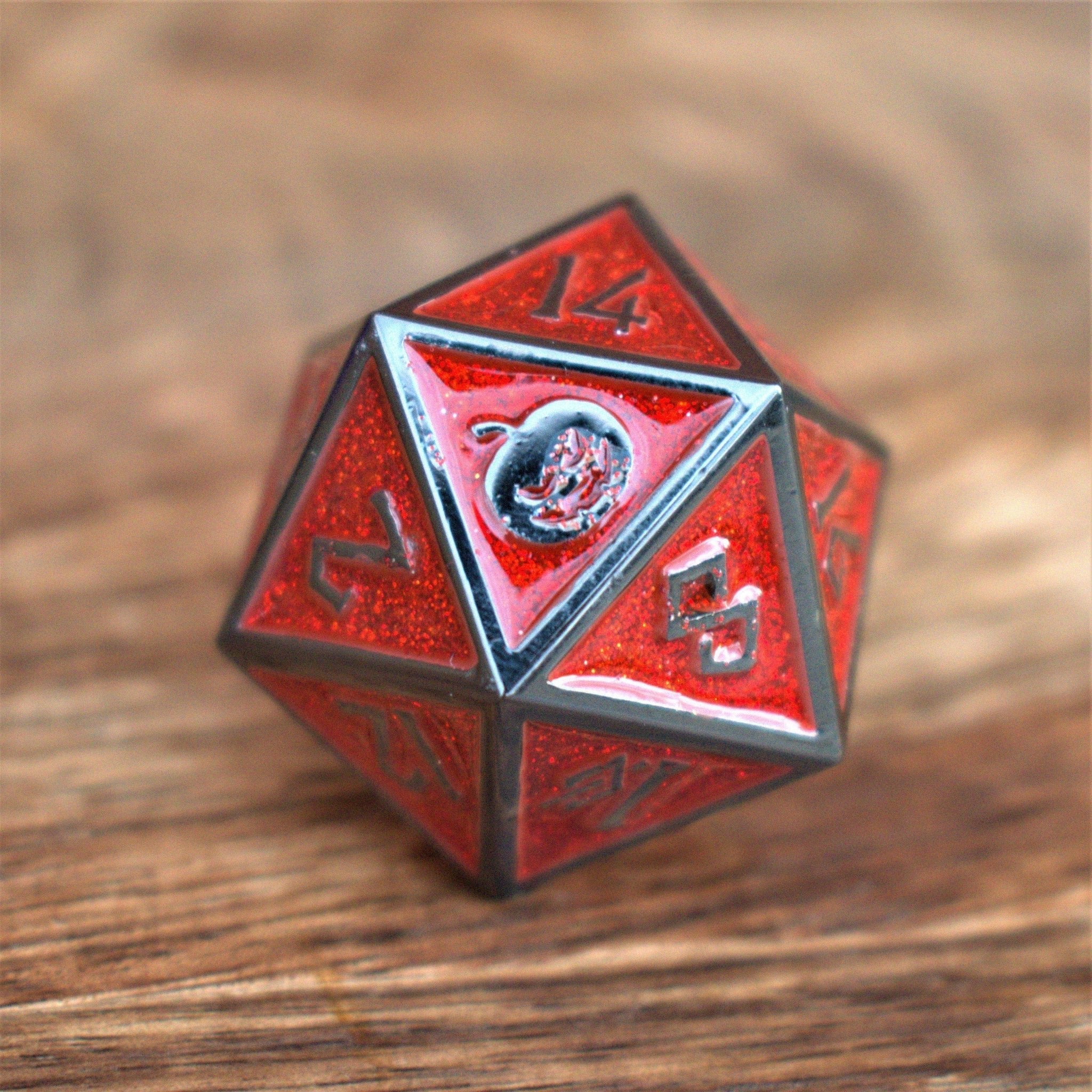 Jack - O - Lantern Metal 35mm D20 - Misty Mountain Gaming - 1