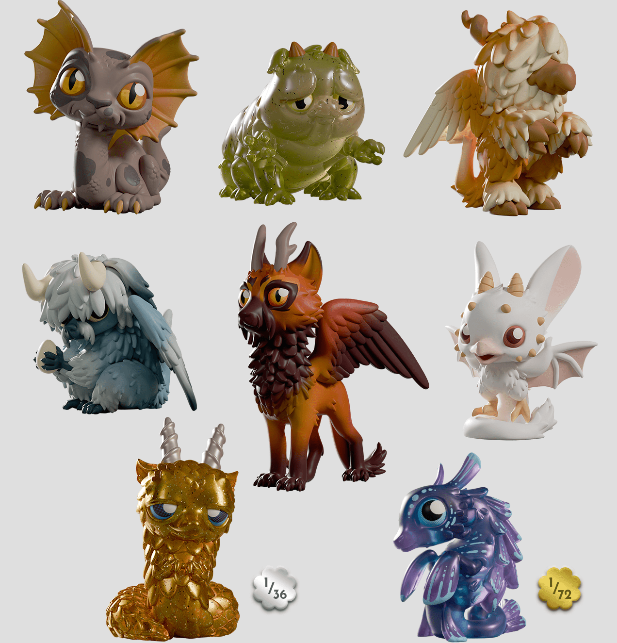 Kaleidos Chimeric Dragons Figure (Blind Box) - Kaleidos - 3
