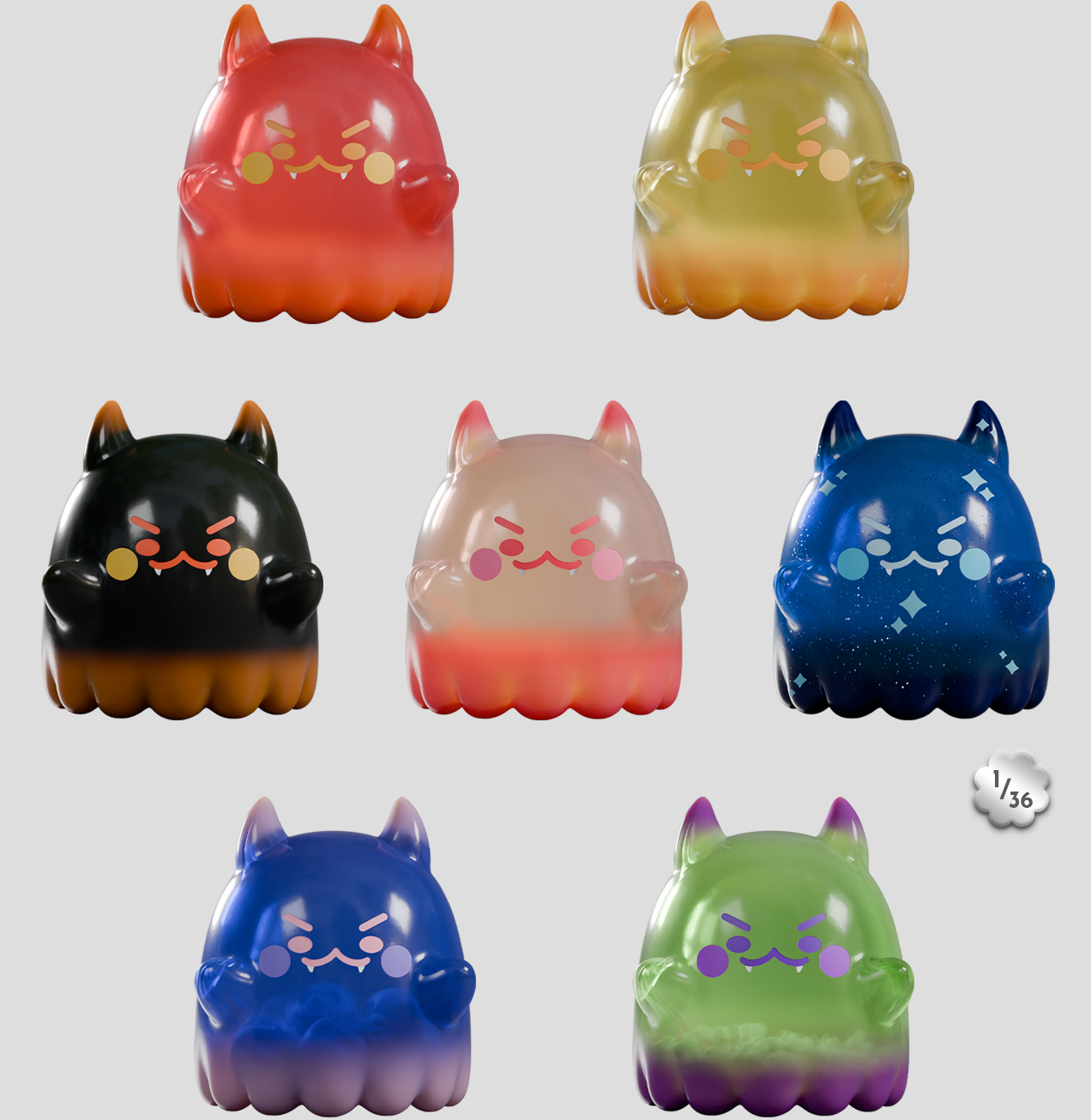 Kaleidos Cute as Heck! Figure (Blind Box) - Kaleidos - 3