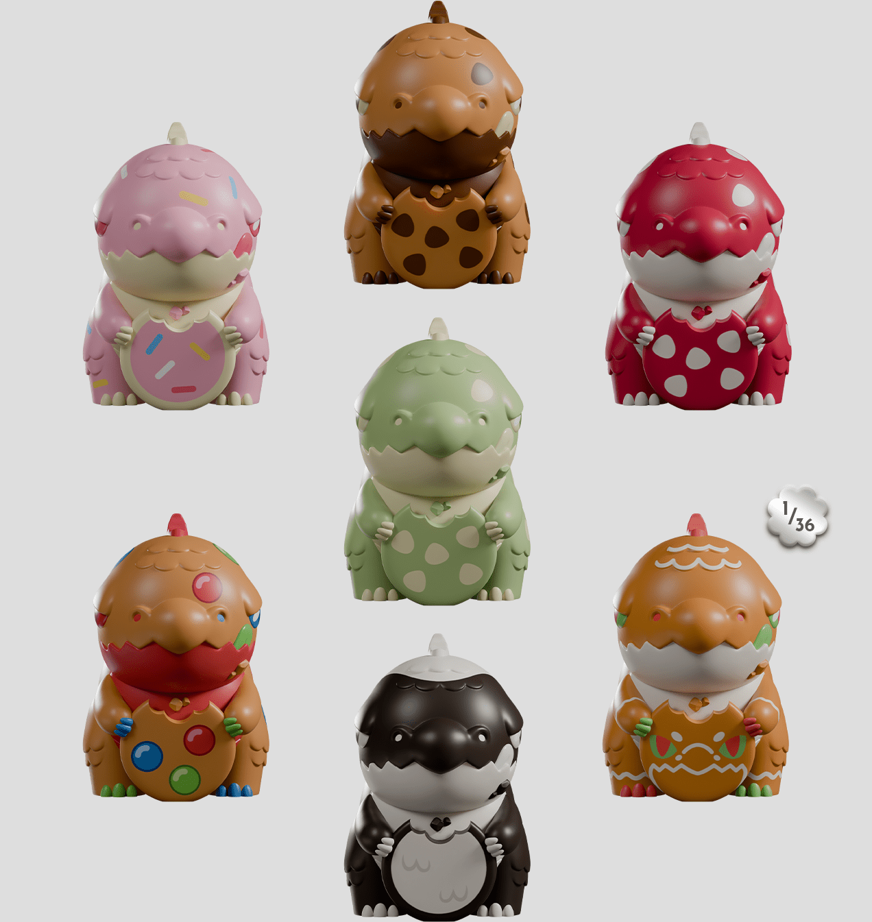 Kaleidos Kaiju Cookies Figure (Blind Box) - Kaleidos - 3